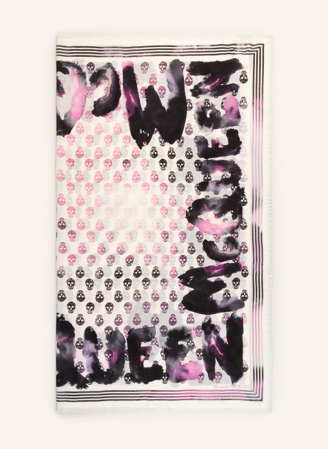 Image of Alexander Mcqueen Schal weiss