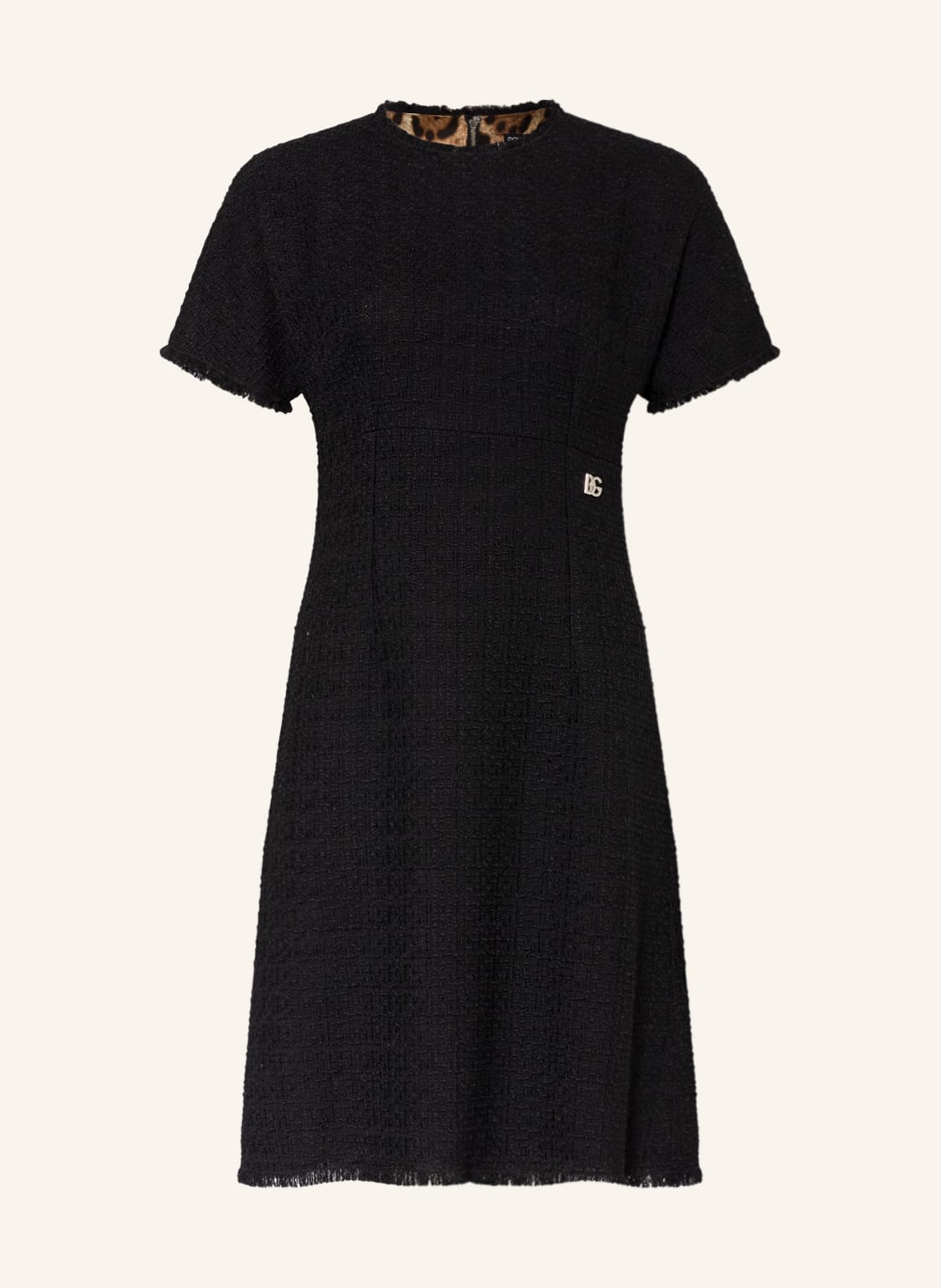 Image of Dolce & Gabbana Tweed-Kleid schwarz