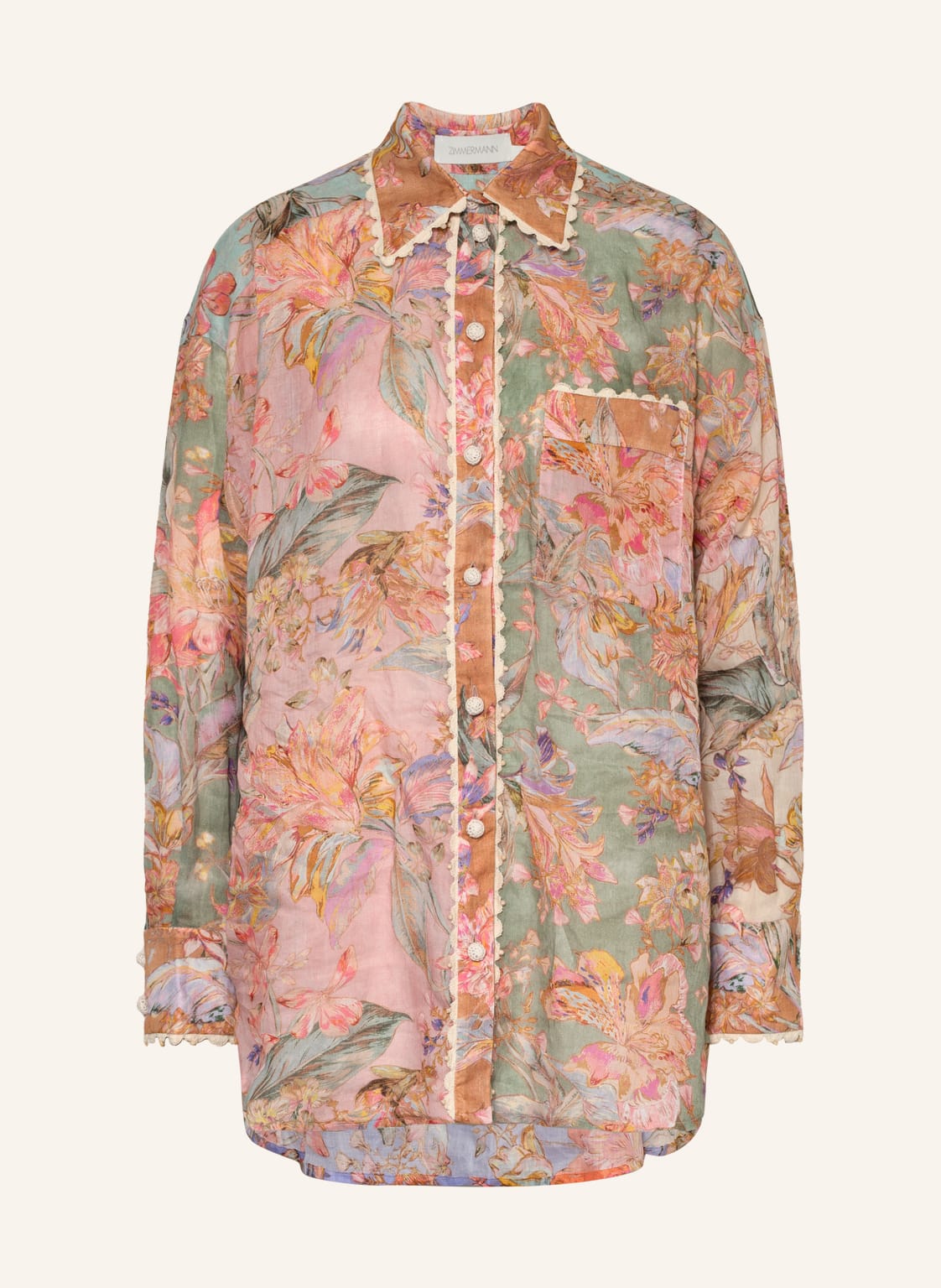 Image of Zimmermann Hemdbluse Cira rosa