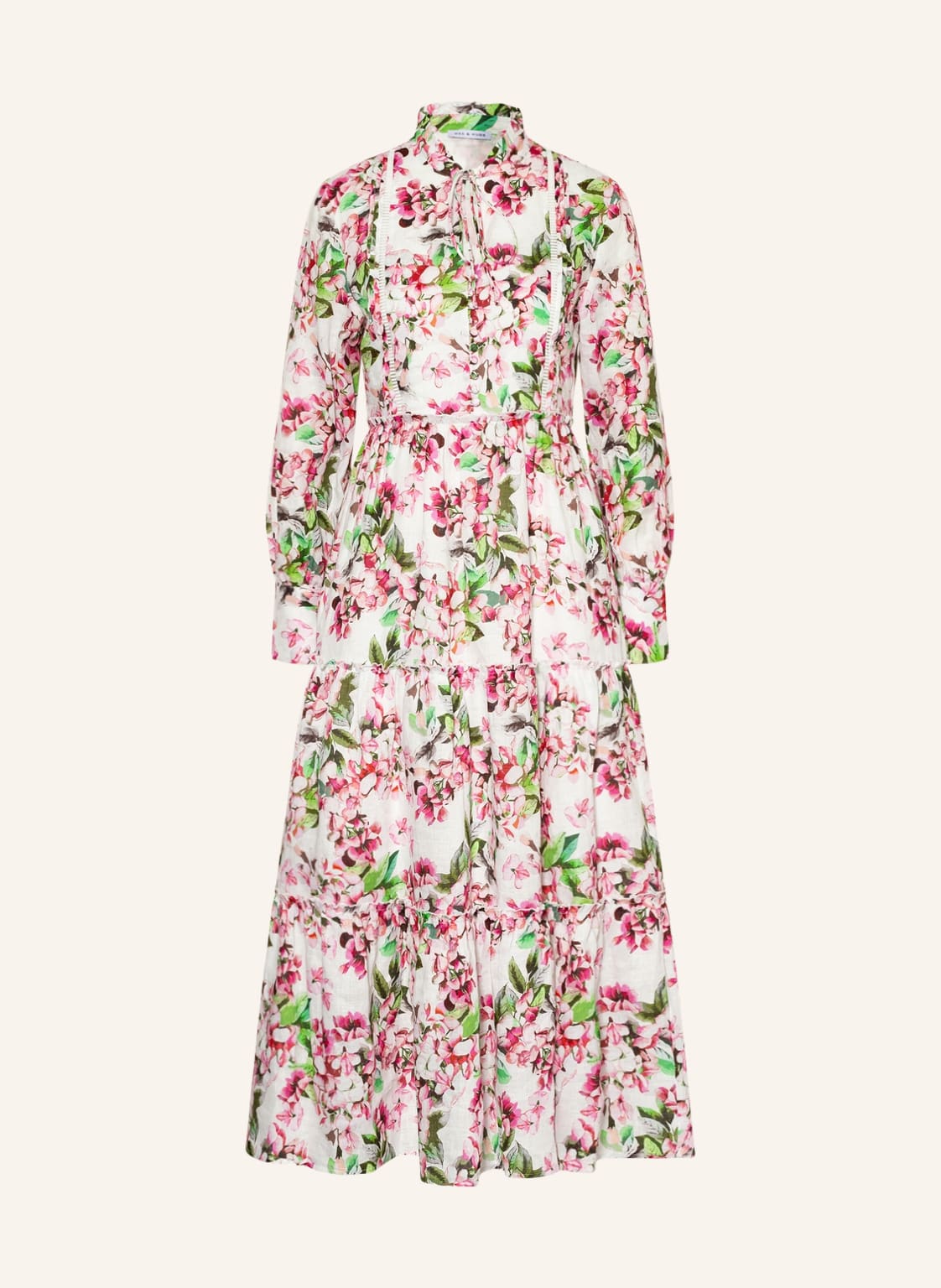 Image of Mrs & Hugs Leinenkleid rosa