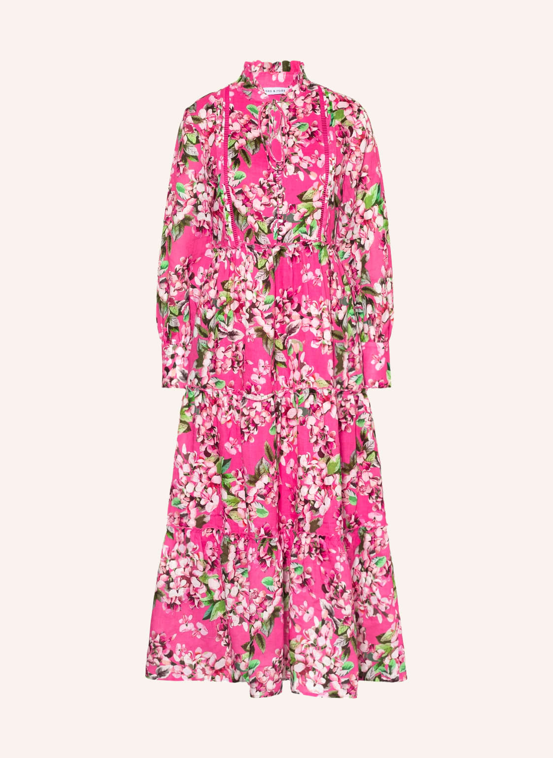 Image of Mrs & Hugs Leinenkleid pink