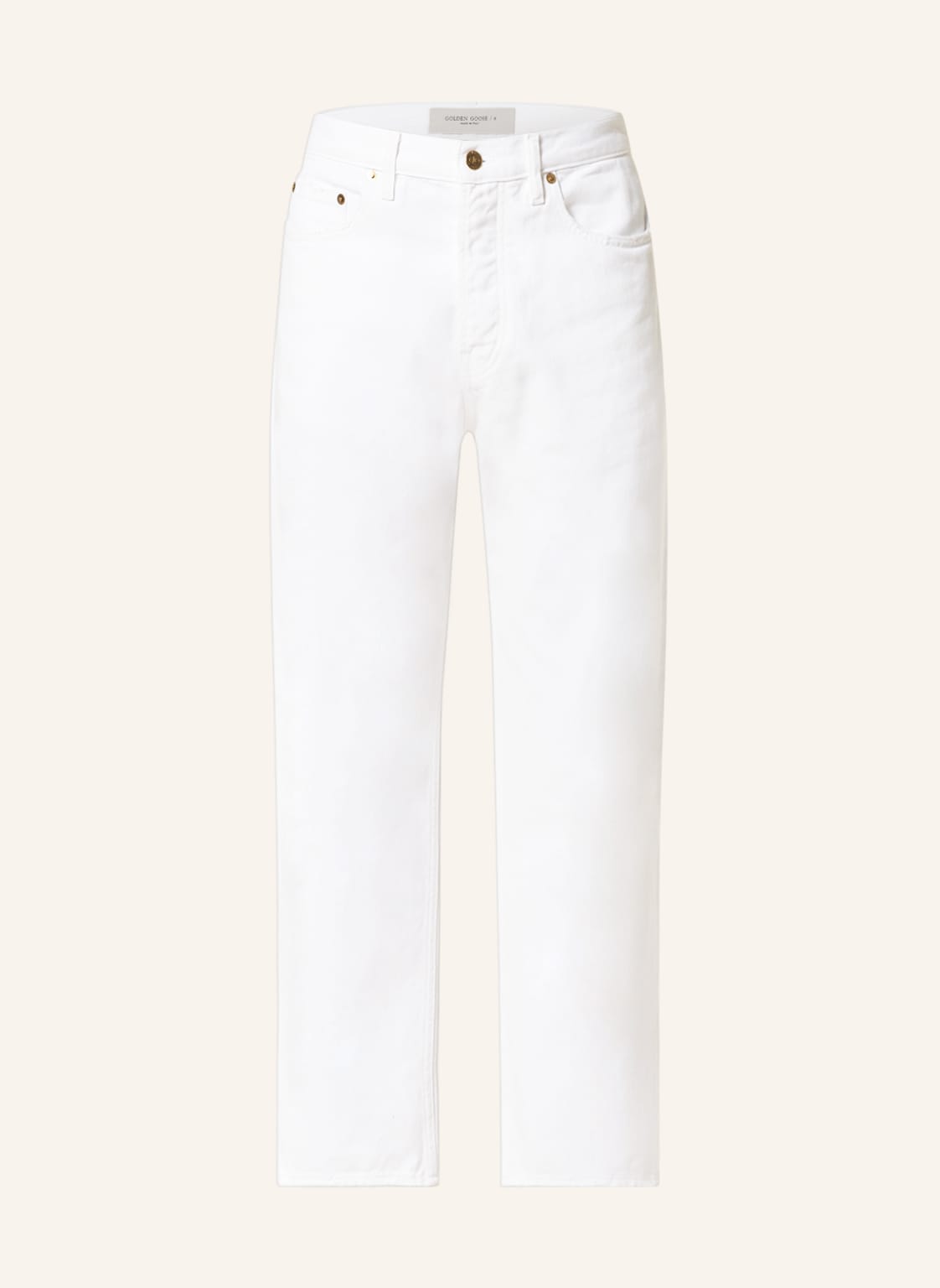 Image of Golden Goose Jeans Cory Loose Fit weiss