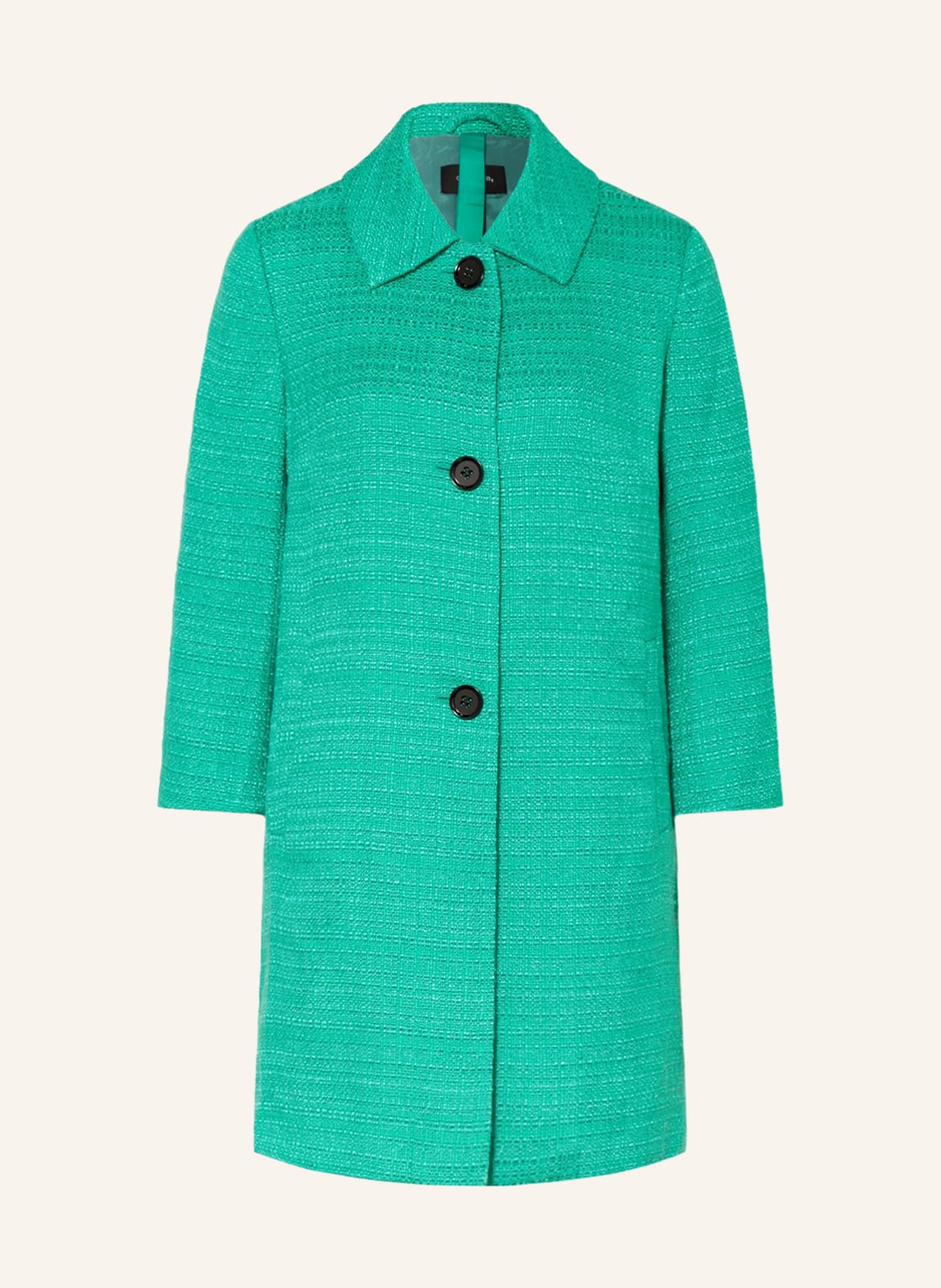 Image of Comma Tweed-Mantel gruen