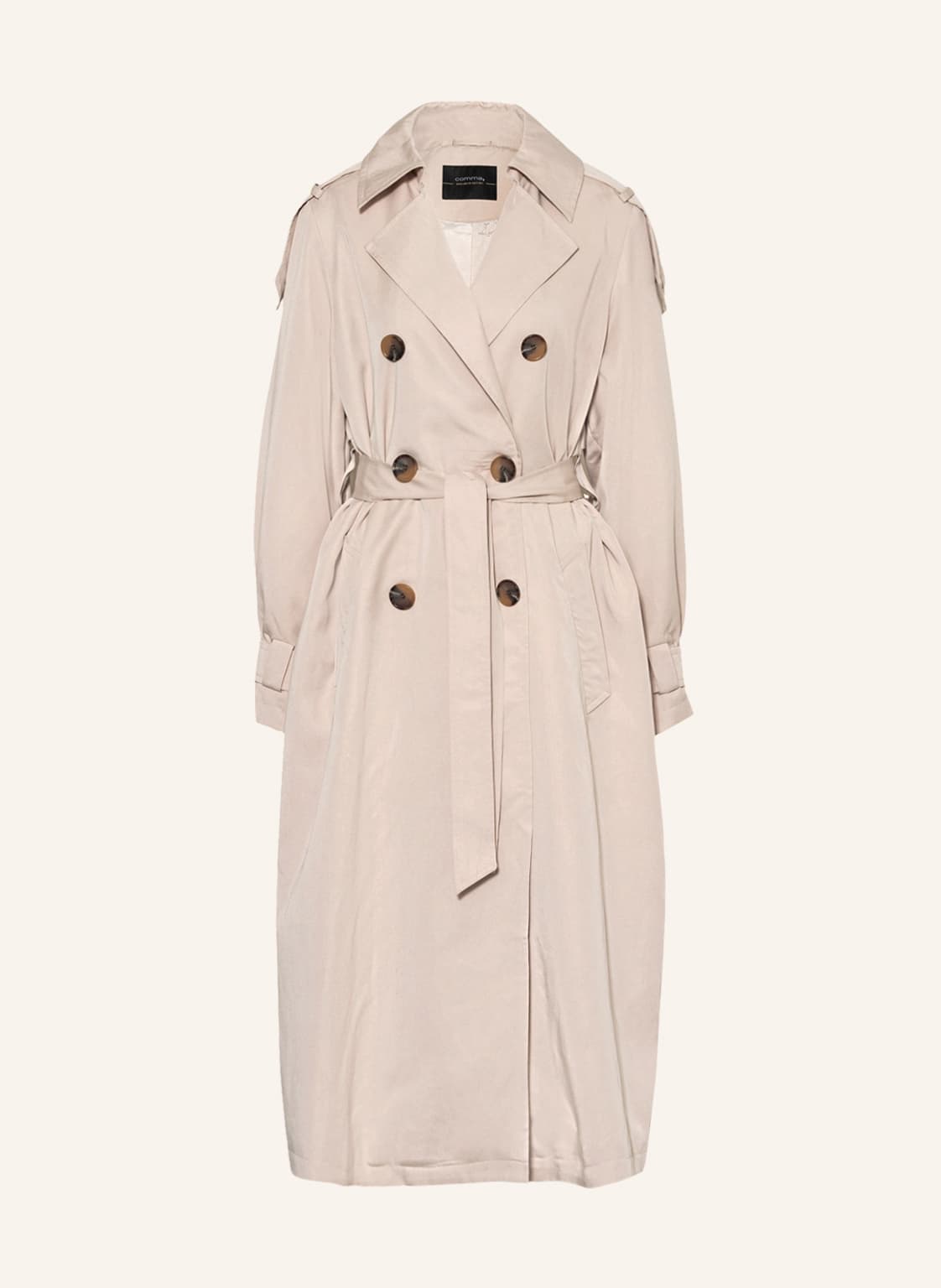 Image of Comma Trenchcoat beige