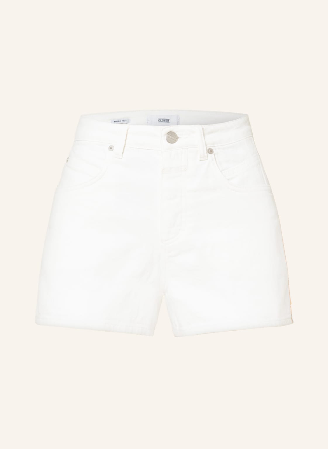 Image of Closed Jeansshorts Klaire weiss
