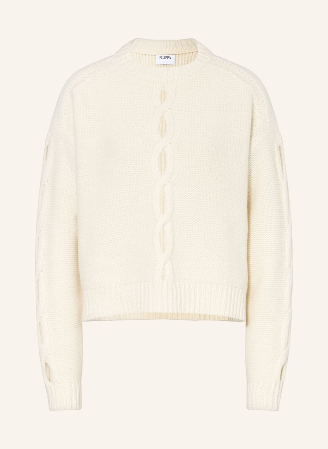 Image of Filippa K Pullover Mit Cut-Outs weiss