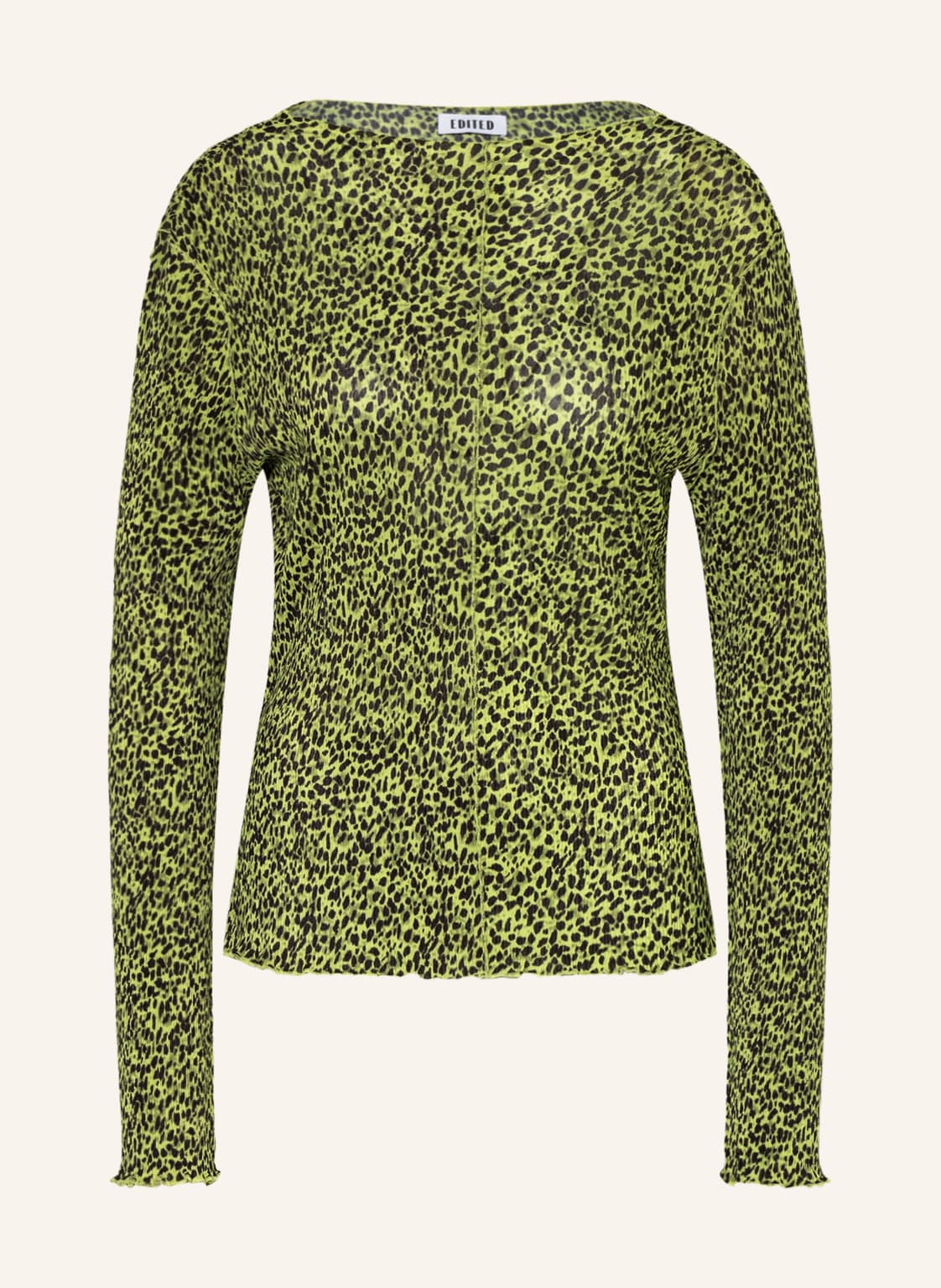 Image of Edited Longsleeve Pauline Aus Mesh gruen
