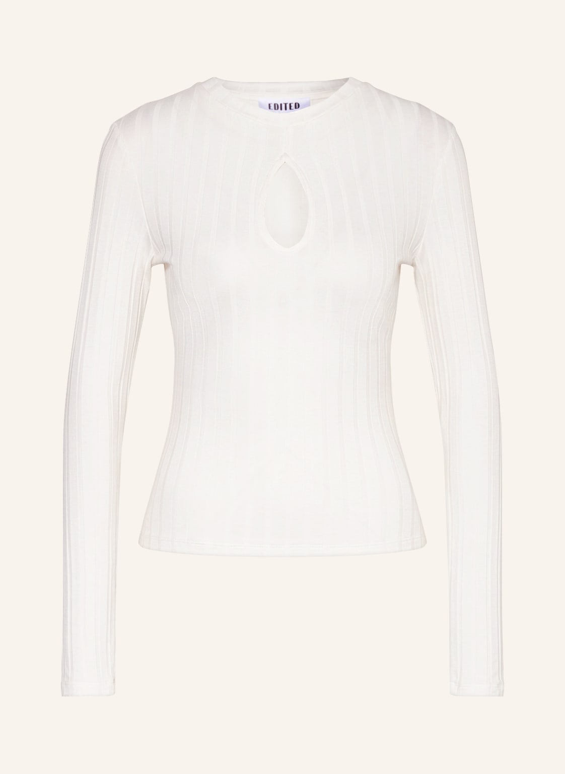 Image of Edited Pullover Charlot Mit Cut-Out weiss