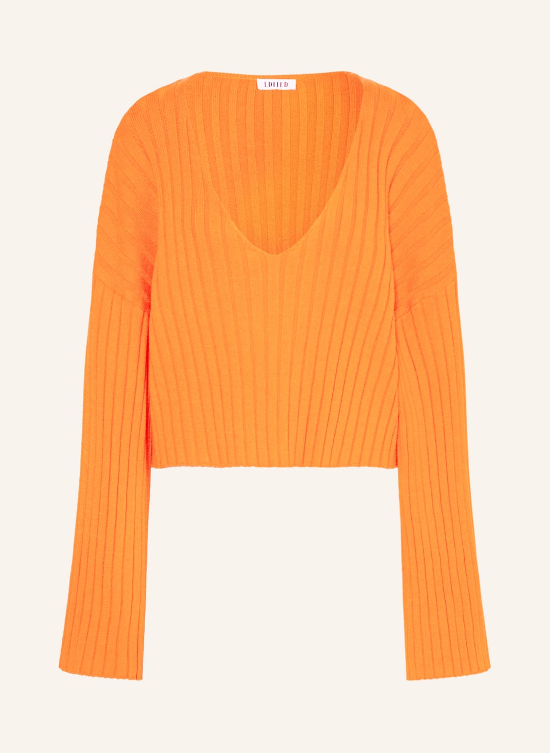 Image of Edited Oversized-Pullover Thamara orange