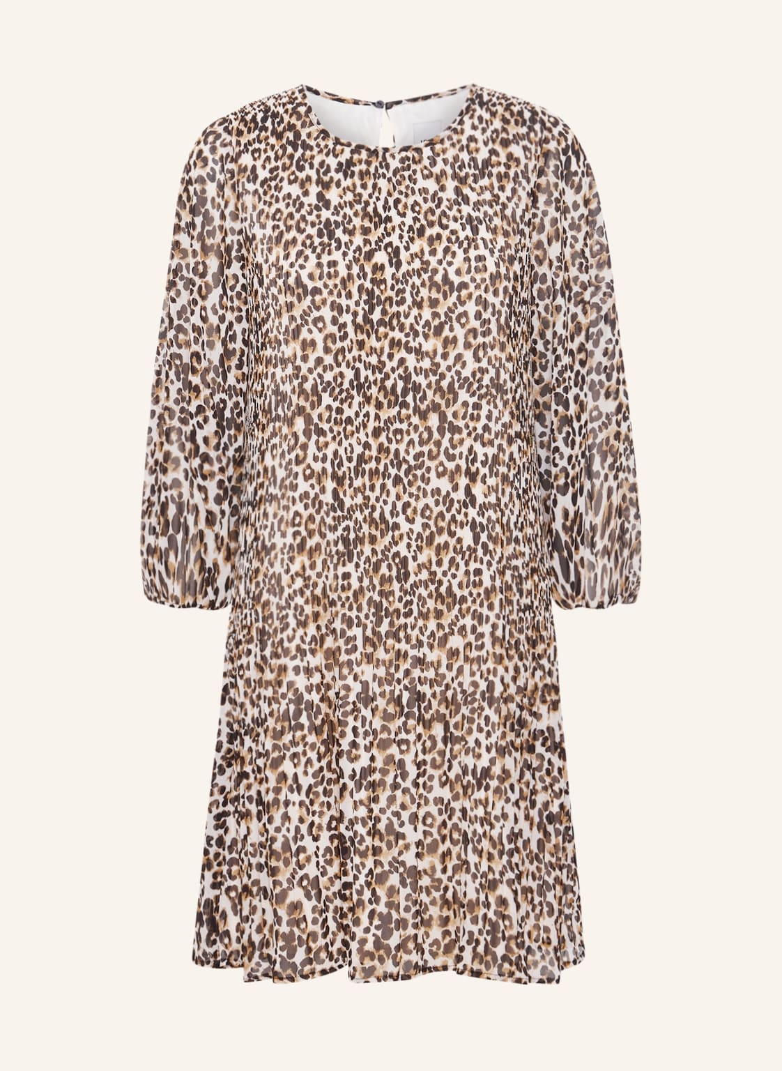 Image of Ichi Plisseekleid Ihnalla weiss