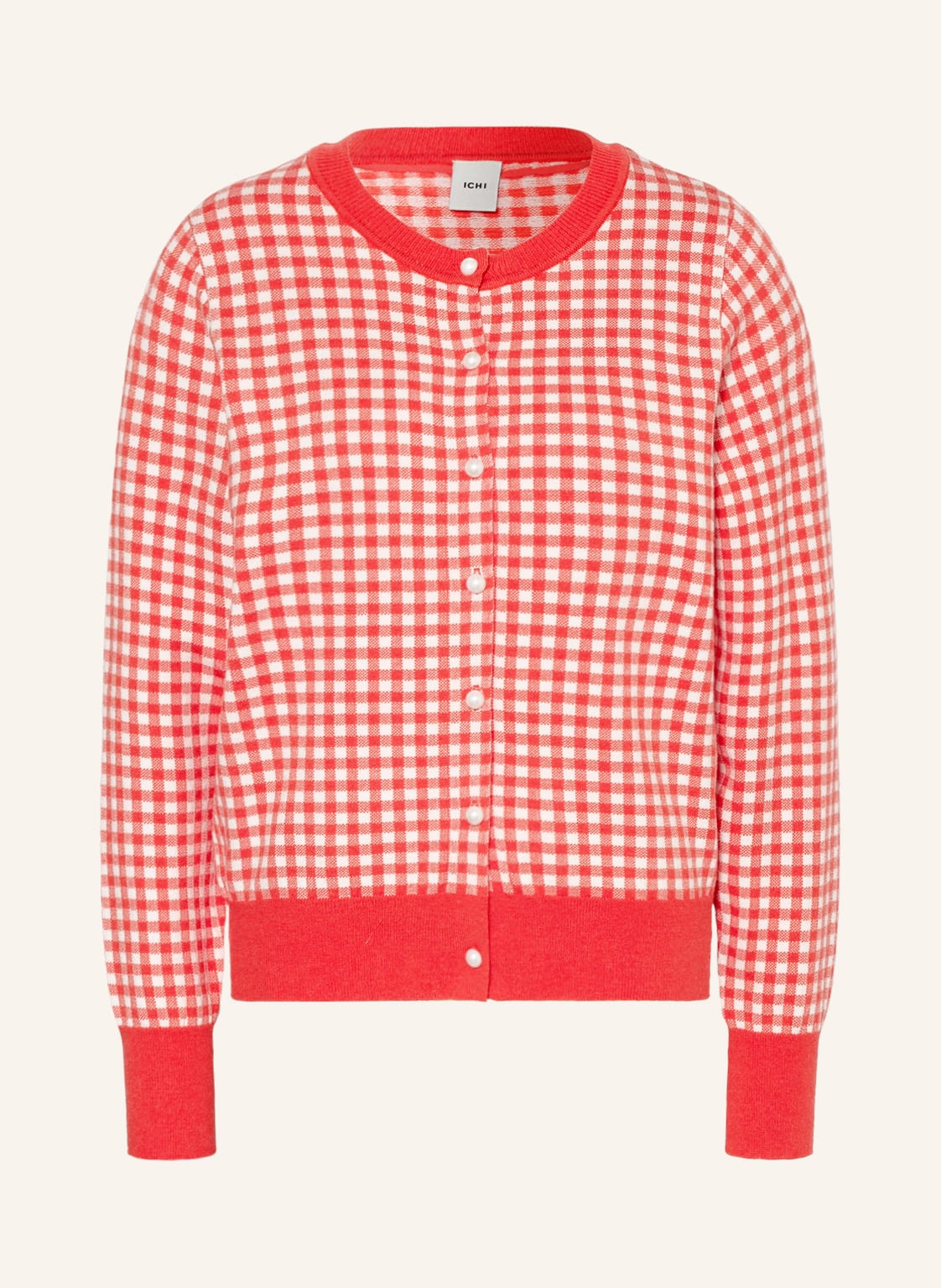 Image of Ichi Strickjacke Ihbexley rot