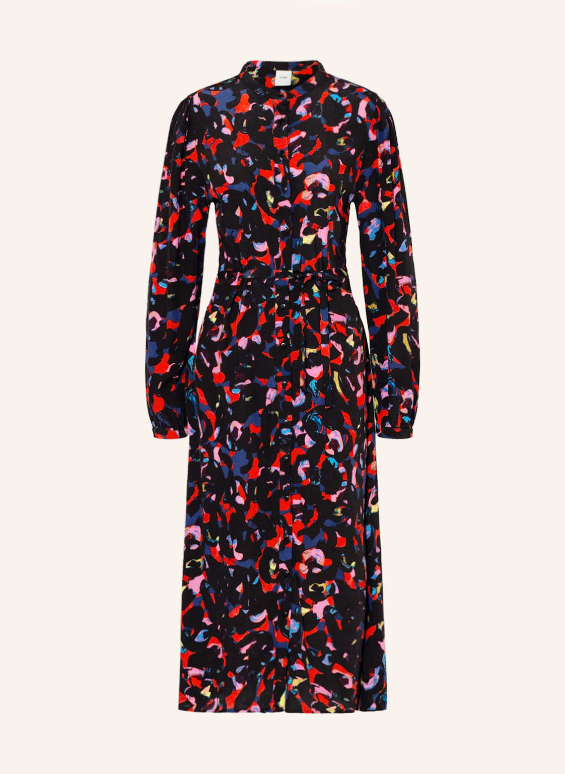 Image of Ichi Hemdblusenkleid Ihkimli rot