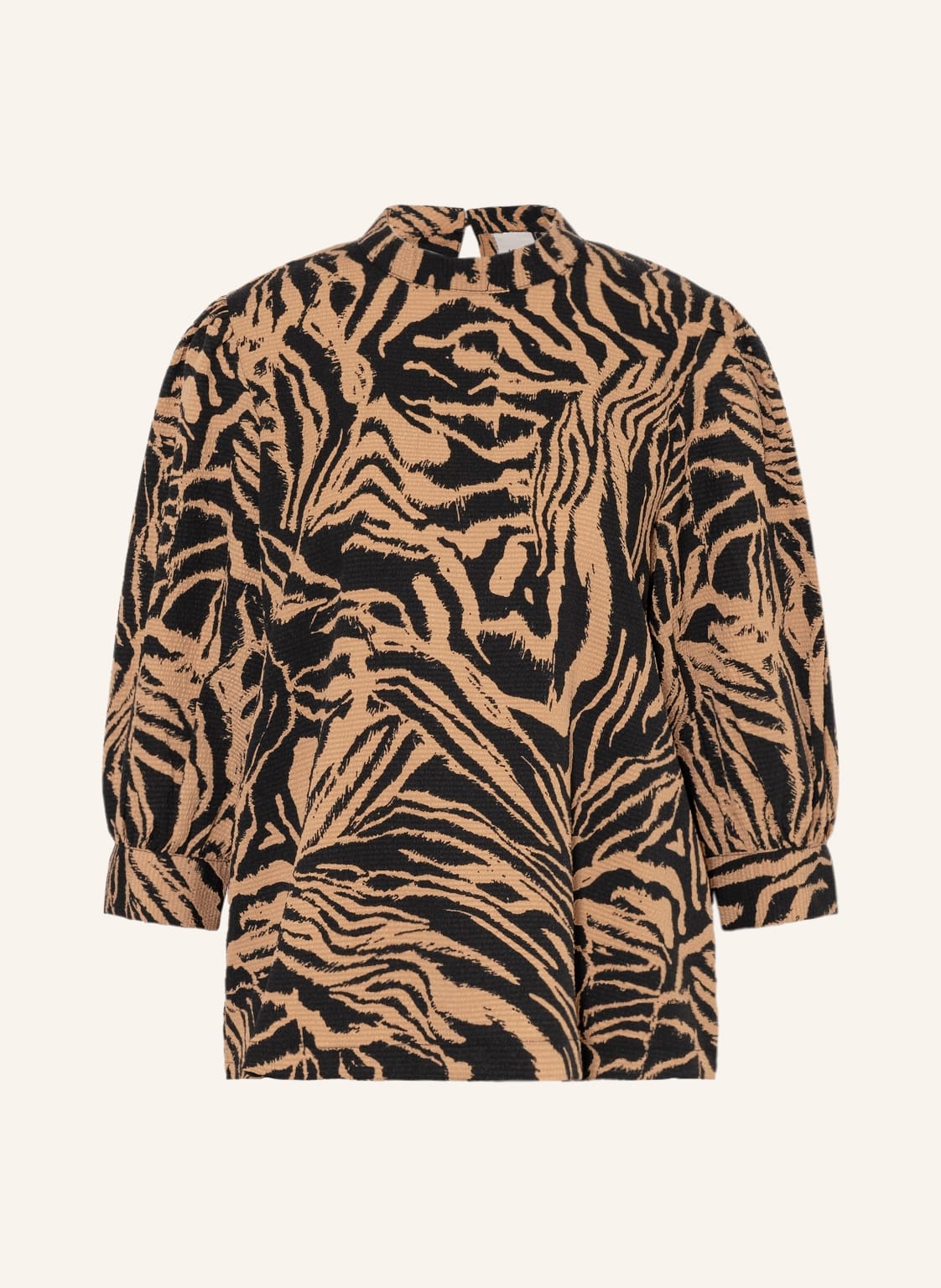 Image of Ichi Blusenshirt Ihsirikke Mit 3/4-Arm schwarz