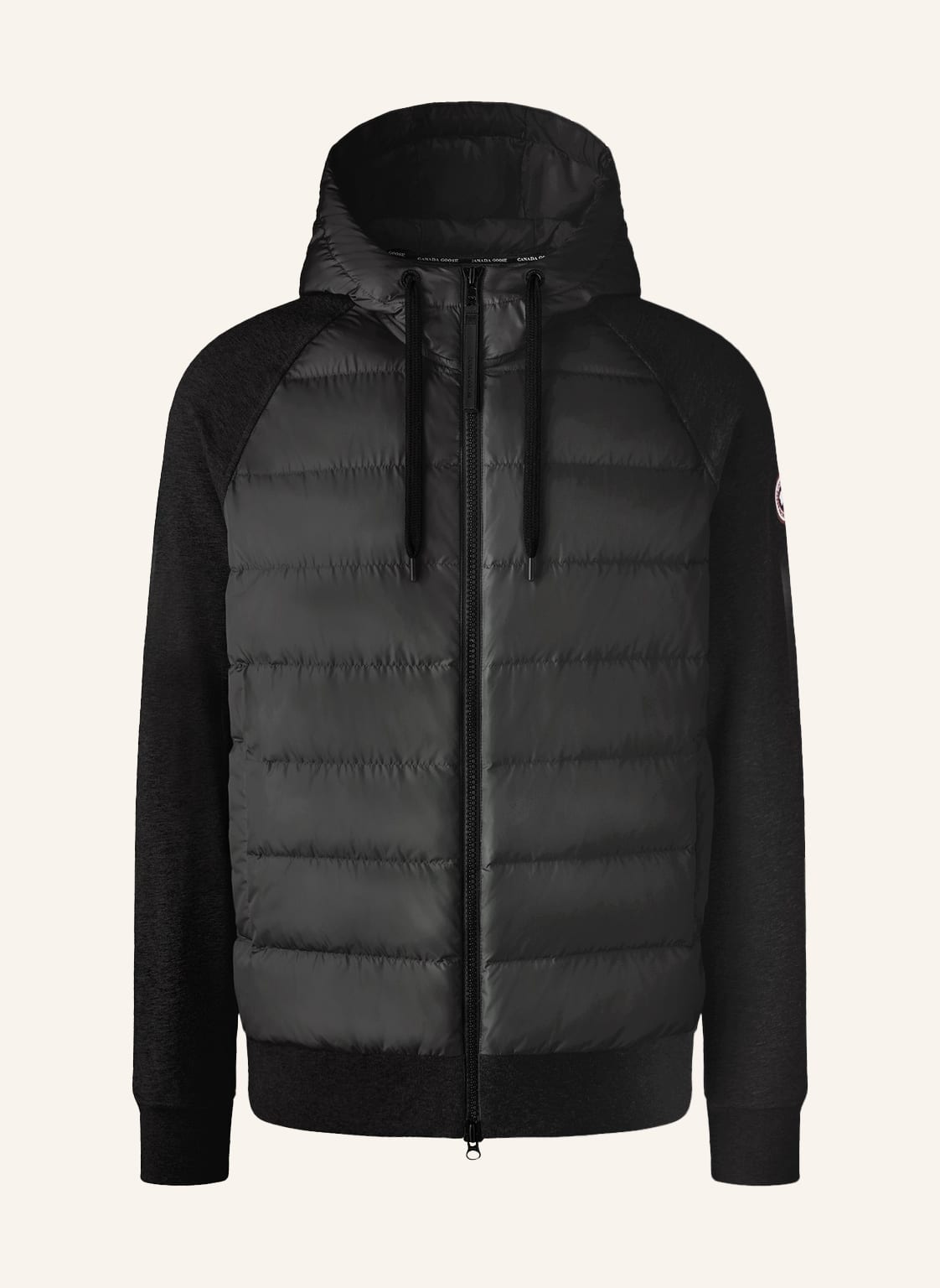 Image of Canada Goose Sweatjacke Huron Im Materialmix schwarz