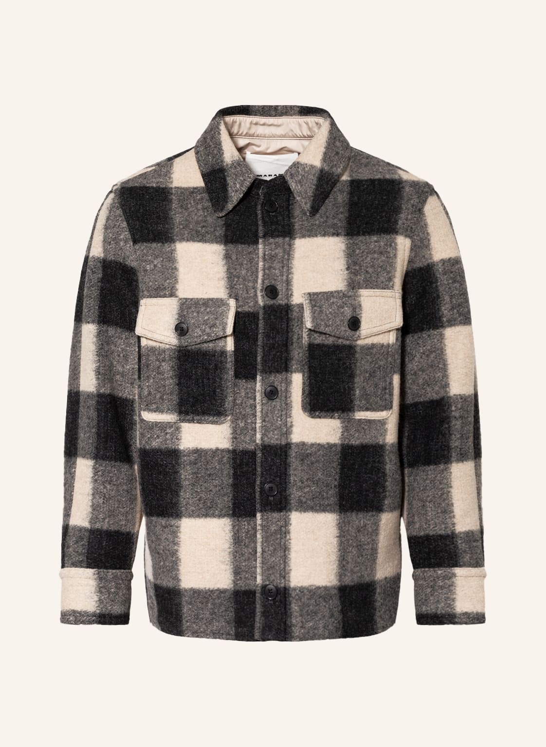 Image of Isabel Marant Overshirt Kervon schwarz