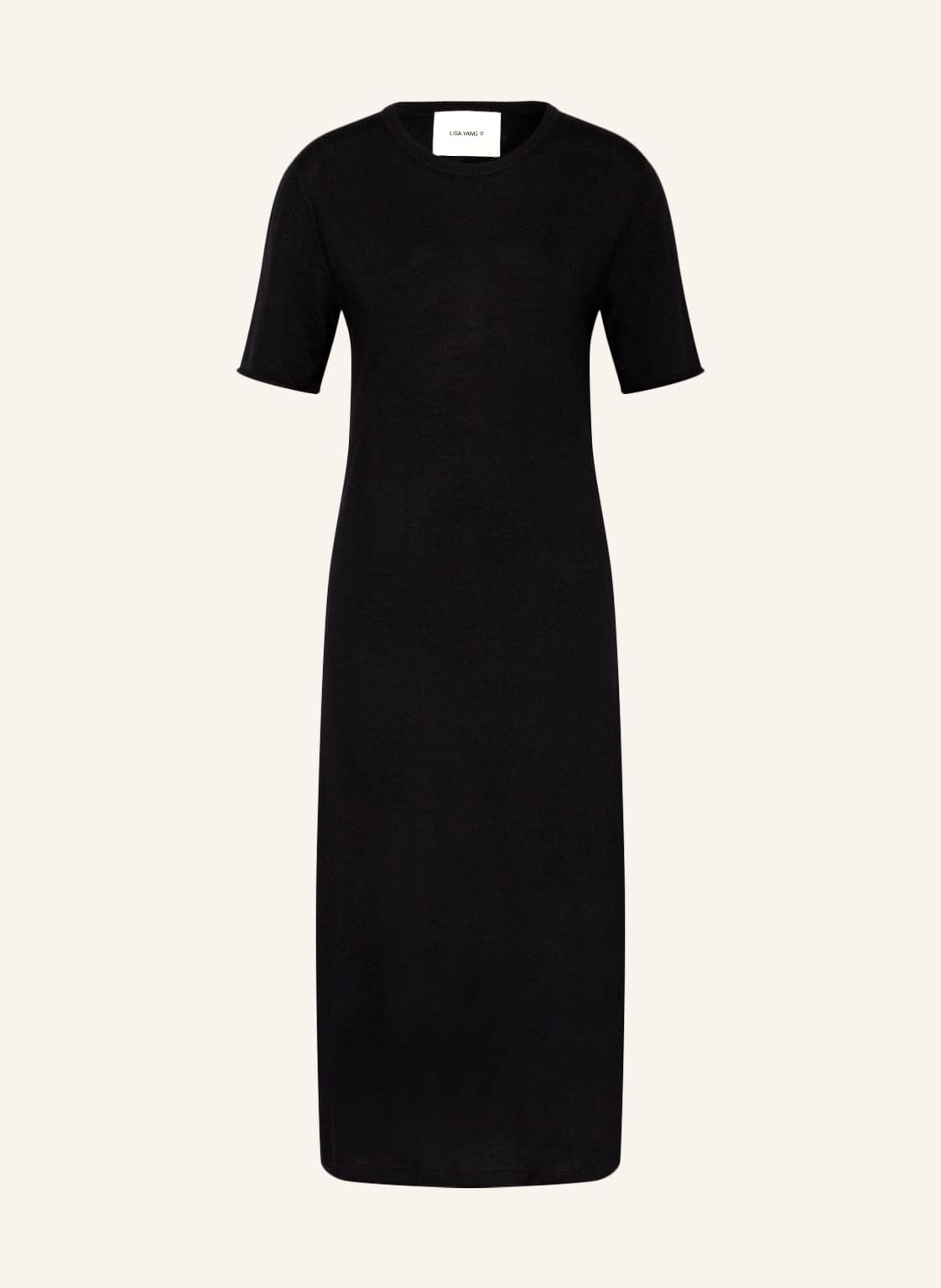 Image of Lisa Yang Strickkleid Ren Aus Cashmere schwarz