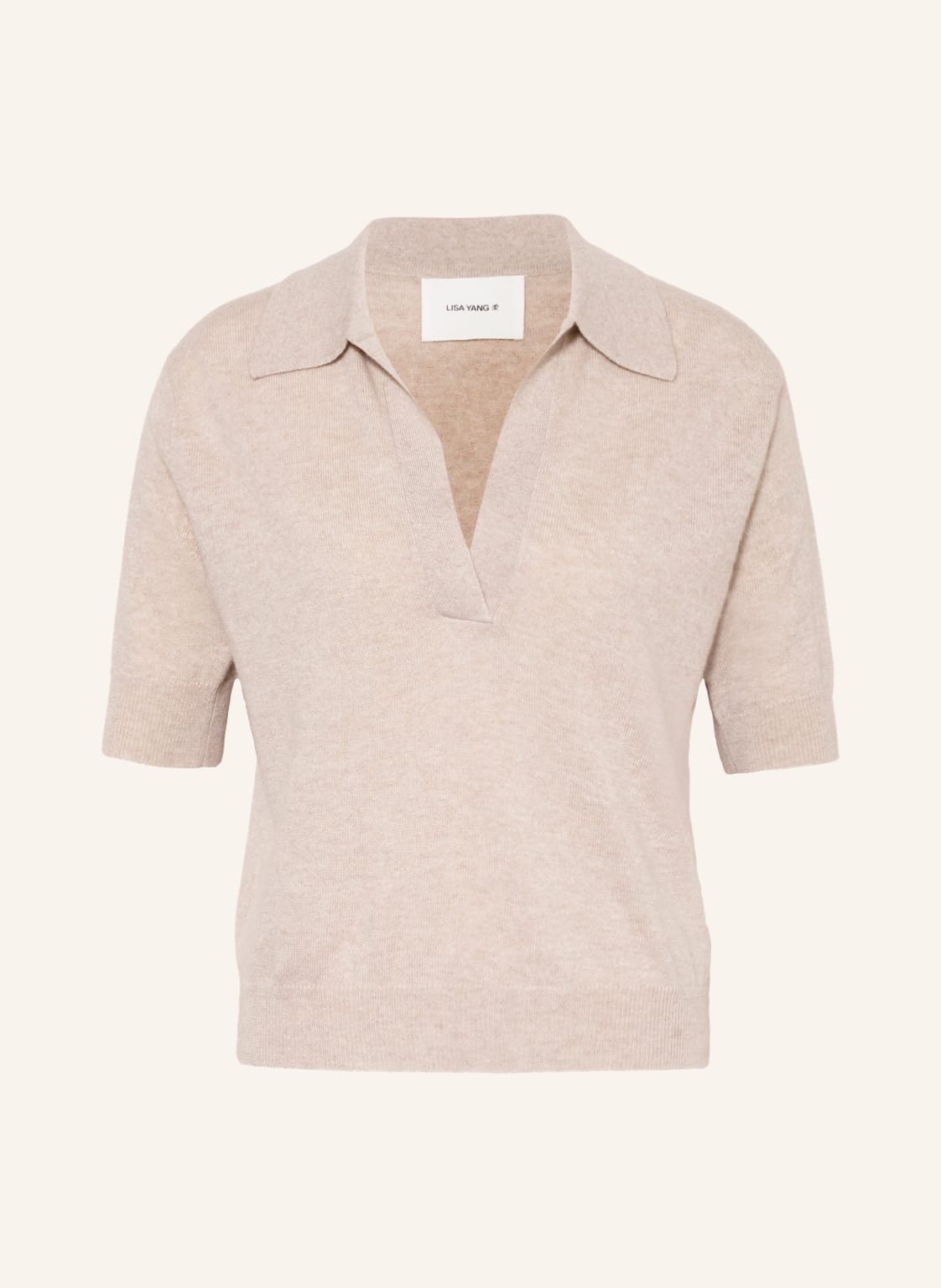 Image of Lisa Yang Strickshirt Carina Aus Cashmere beige