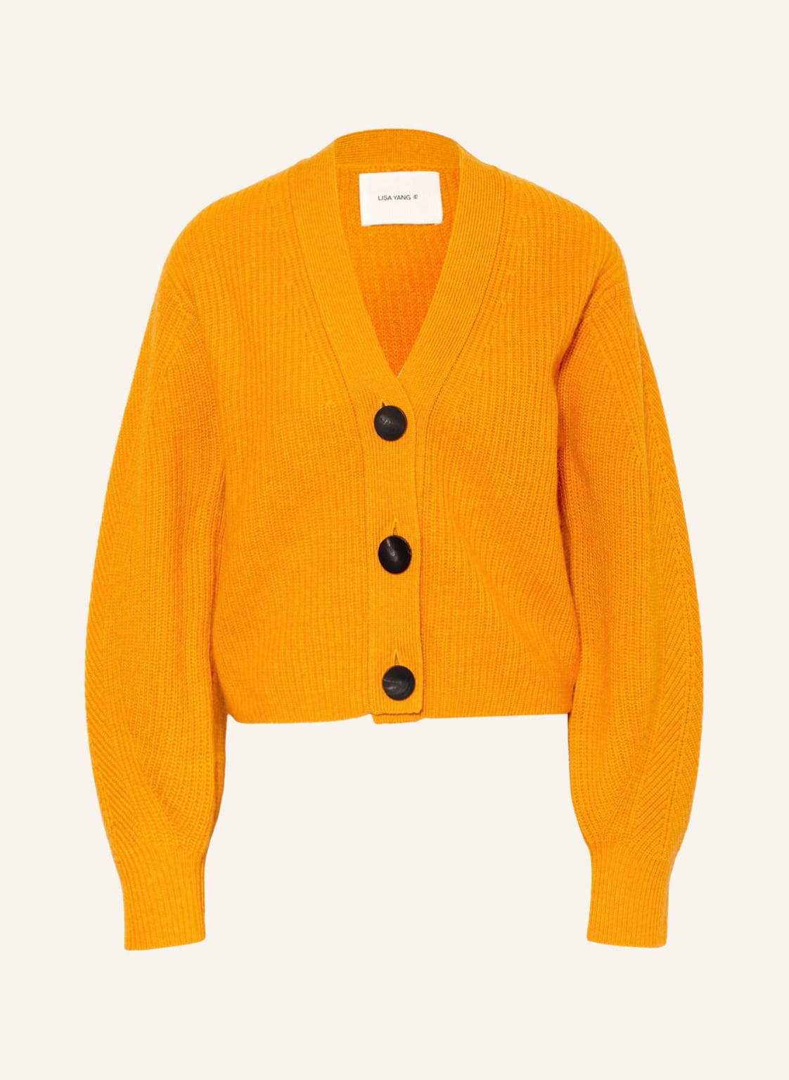 Image of Lisa Yang Strickjacke Minna Aus Cashmere orange
