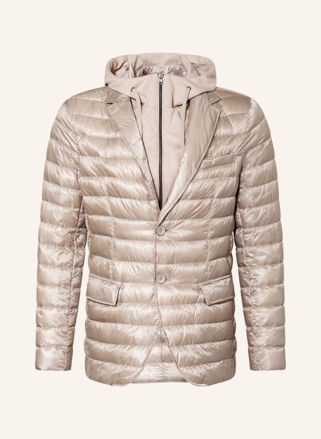 Image of Herno Daunenjacke Mit Abnehmbarer Blende beige
