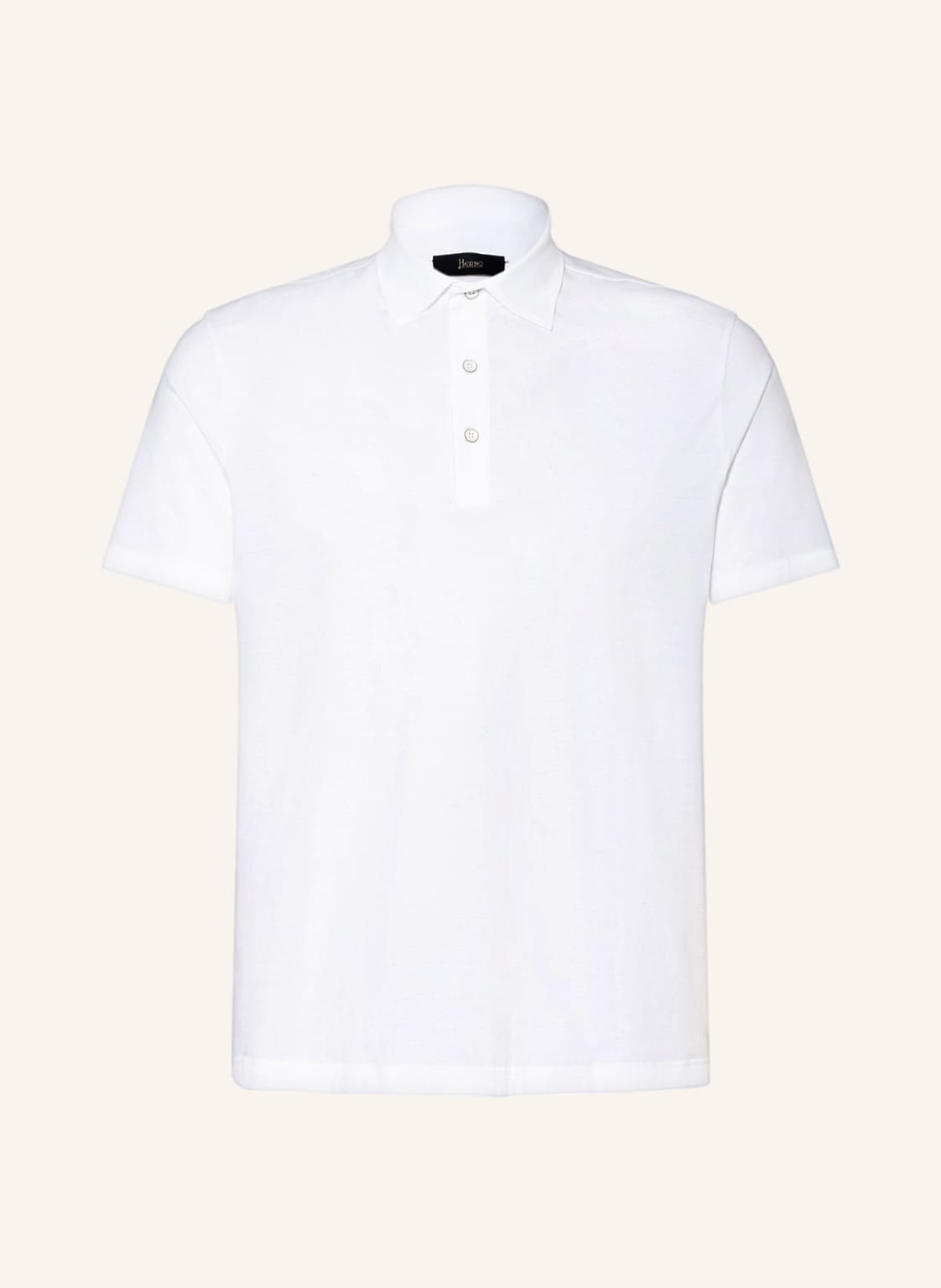 Image of Herno Jersey-Poloshirt weiss