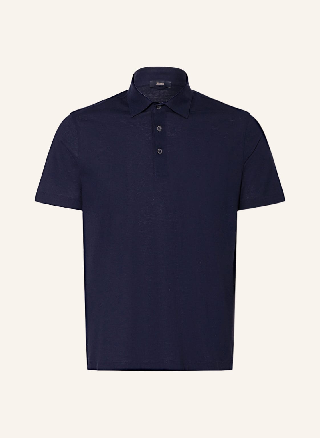 Image of Herno Jersey-Poloshirt blau