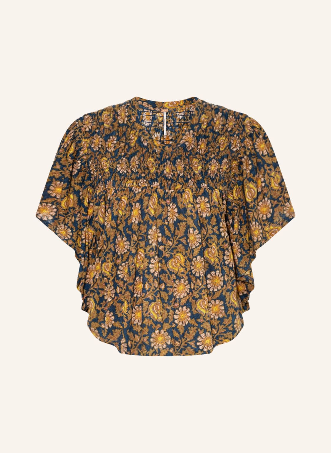 Image of Free People Blusenshirt Mit Leinen blau