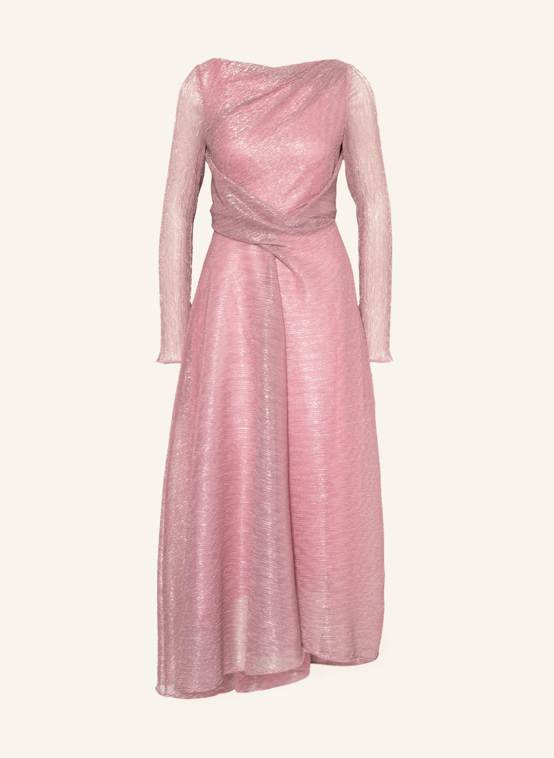 Image of Talbot Runhof Abendkleid Mit Glitzergarn rosa