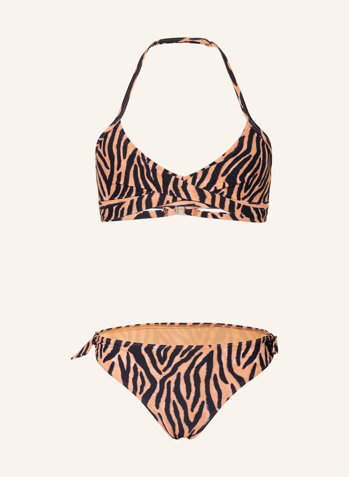 Image of Beachlife Neckholder-Bikini Soft Zebra braun
