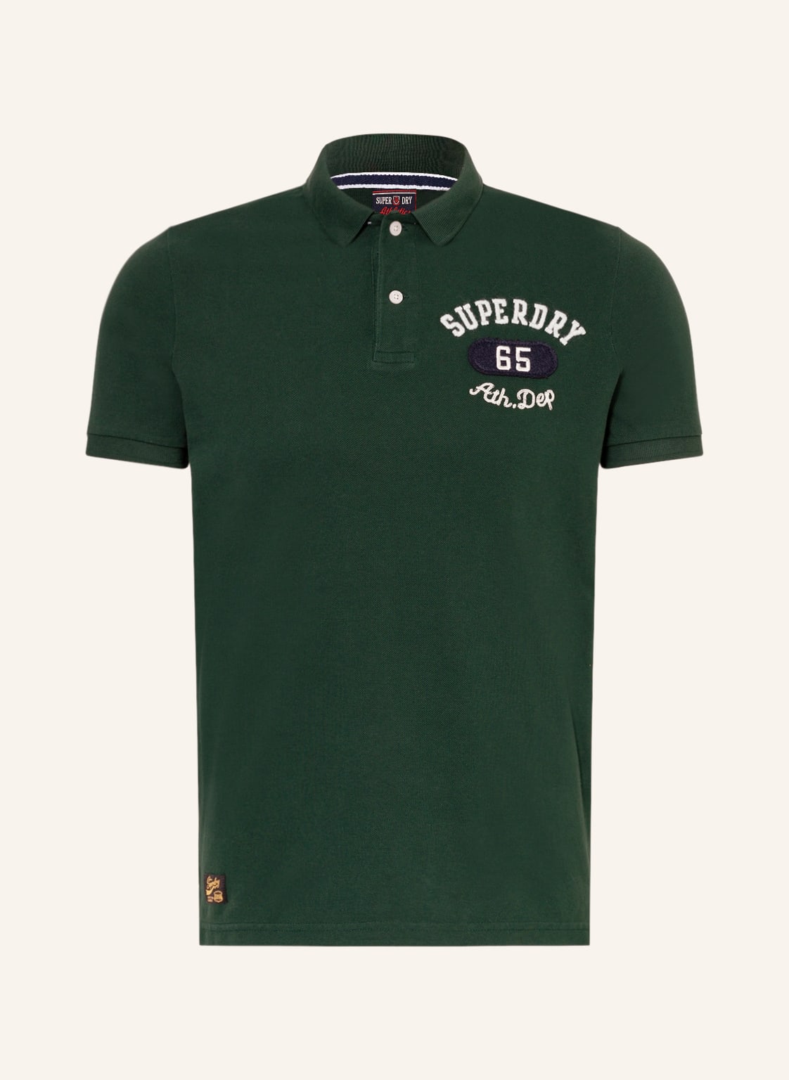 Image of Superdry Piqué-Poloshirt gruen