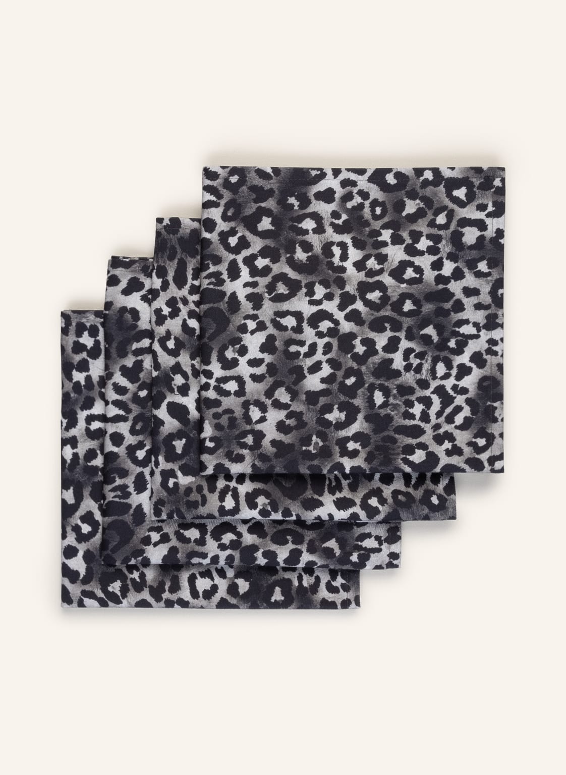 Image of Pichler 4er-Set Stoffservietten Leona grau