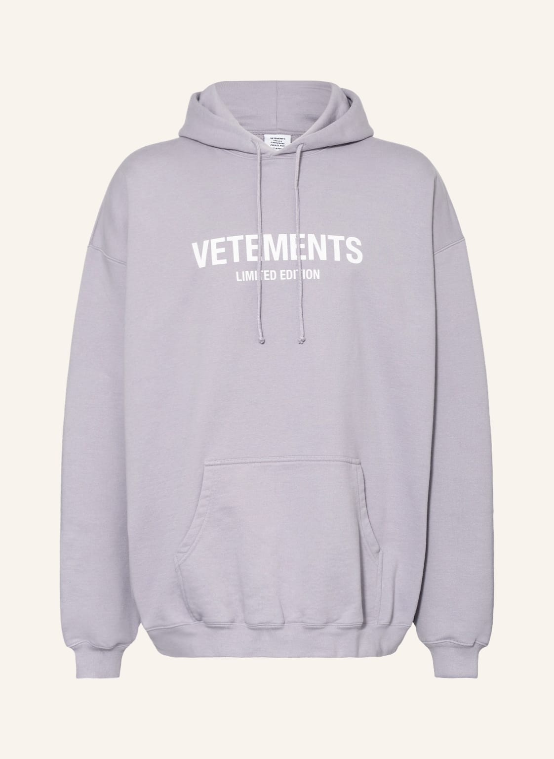 Image of Vetements Oversized-Hoodie grau