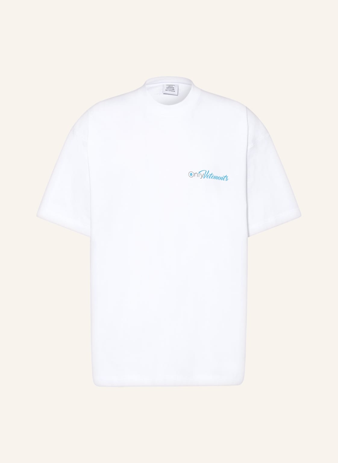 Image of Vetements T-Shirt weiss
