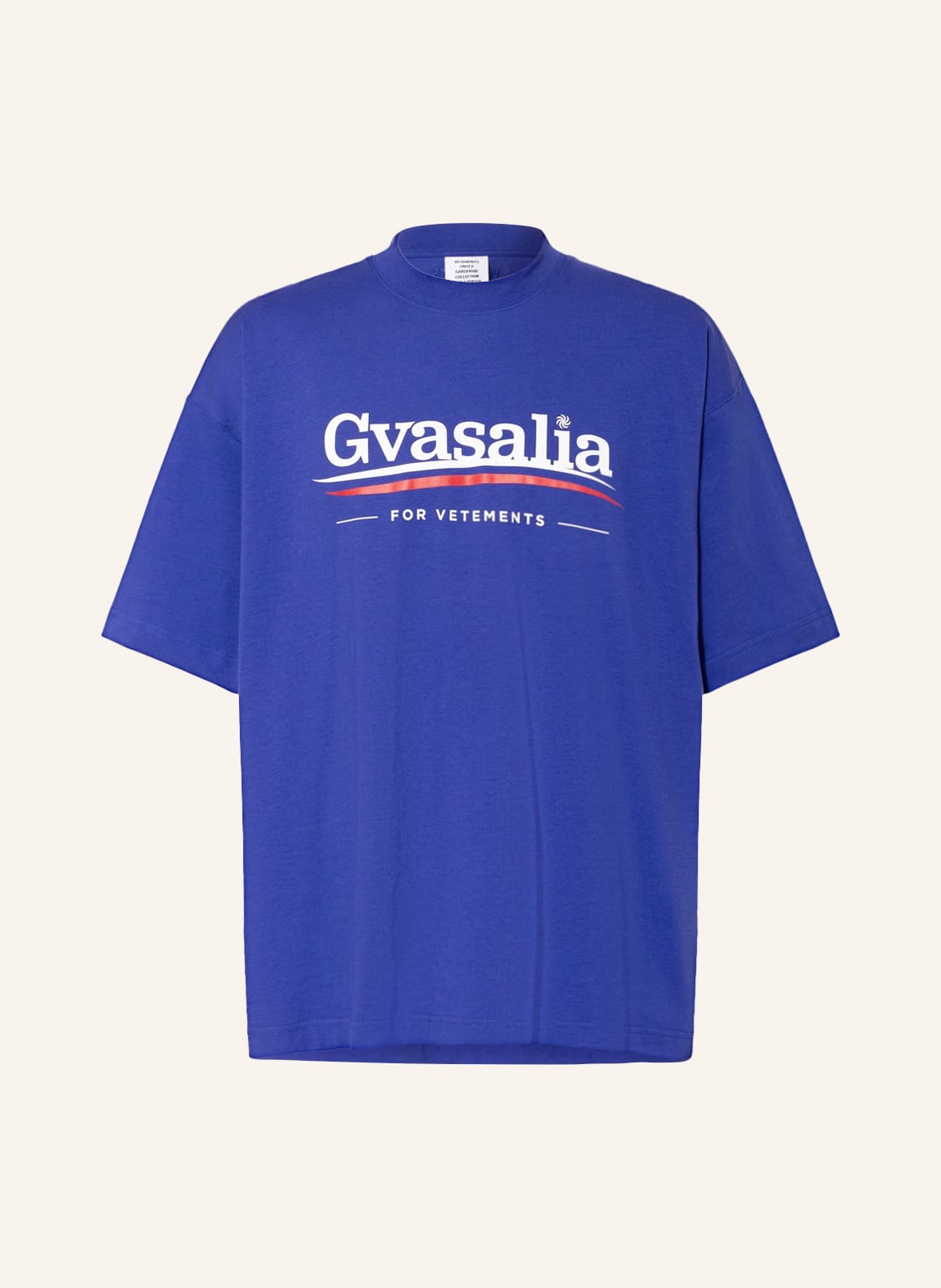 Image of Vetements Oversized-Shirt blau