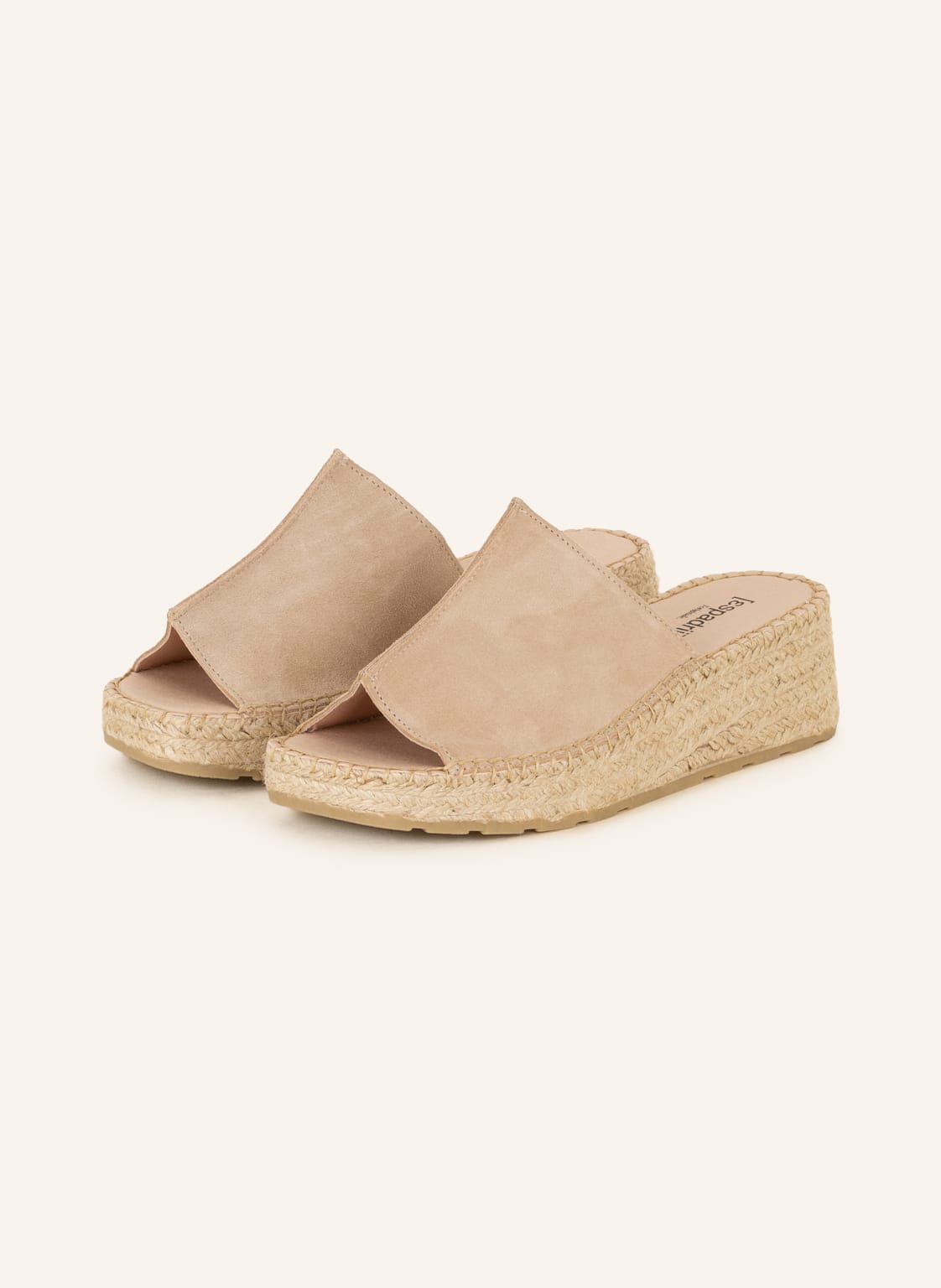 Image of Espadrij L'originale Plateau-Mules beige