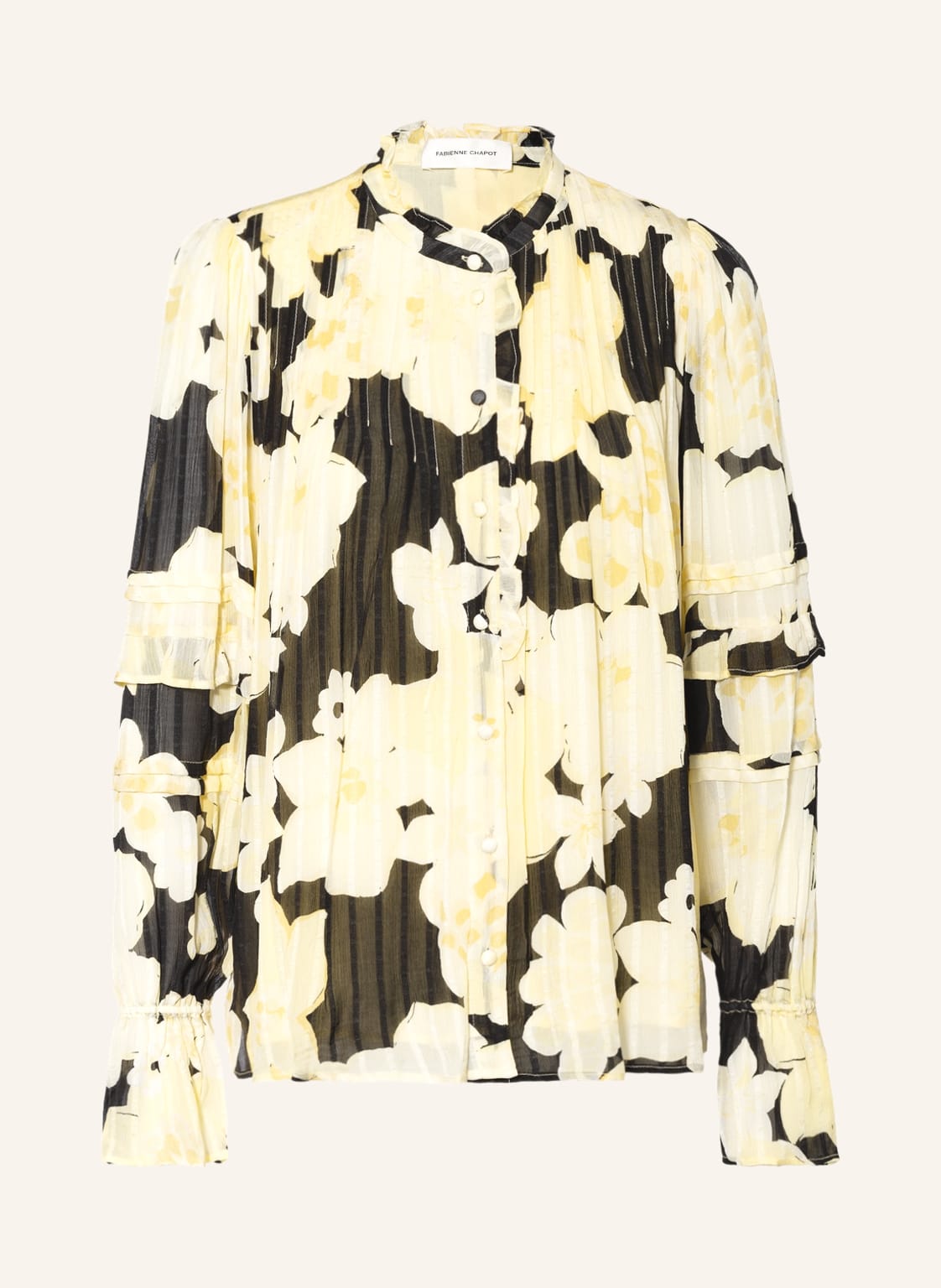 Image of Fabienne Chapot Blusenshirt Ferdi Mit Rüschen schwarz