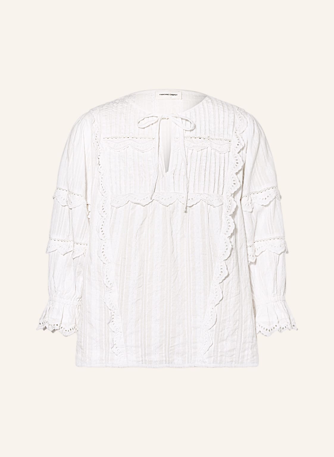 Image of Fabienne Chapot Blusenshirt Lucia Mit 3/4-Arm weiss