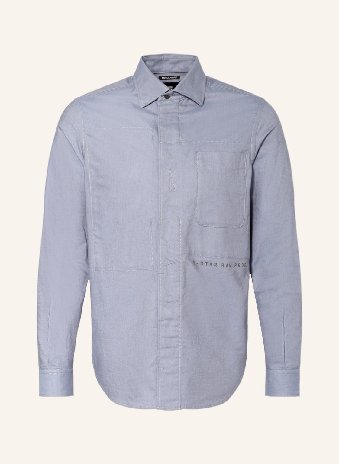 Image of G-Star Raw Hemd Regular Fit grau