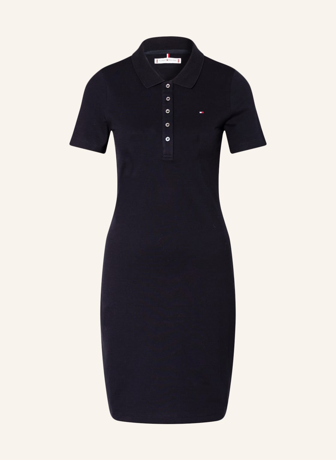 Image of Tommy Hilfiger Piqué-Polokleid blau