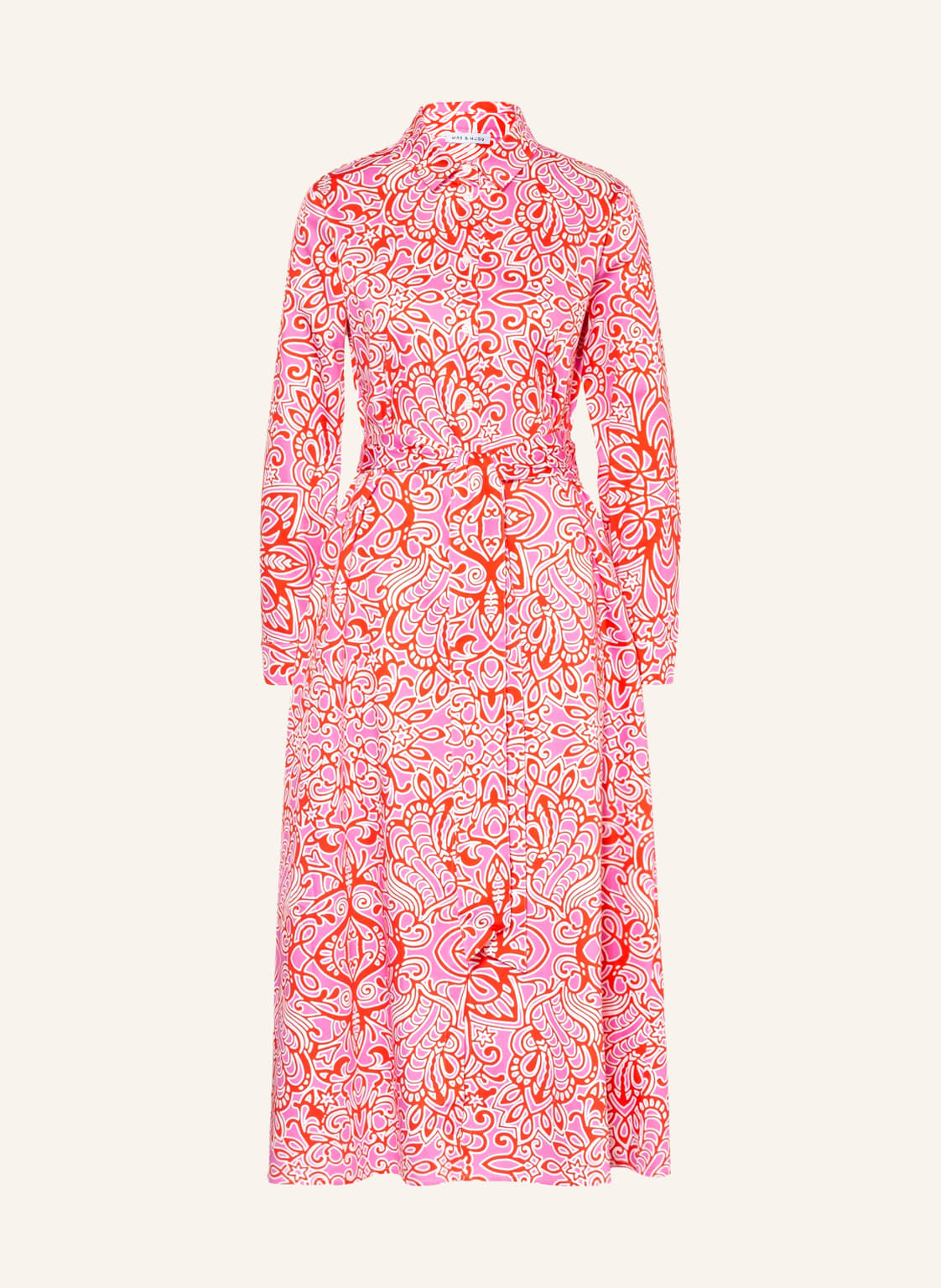 Image of Mrs & Hugs Hemdblusenkleid rot