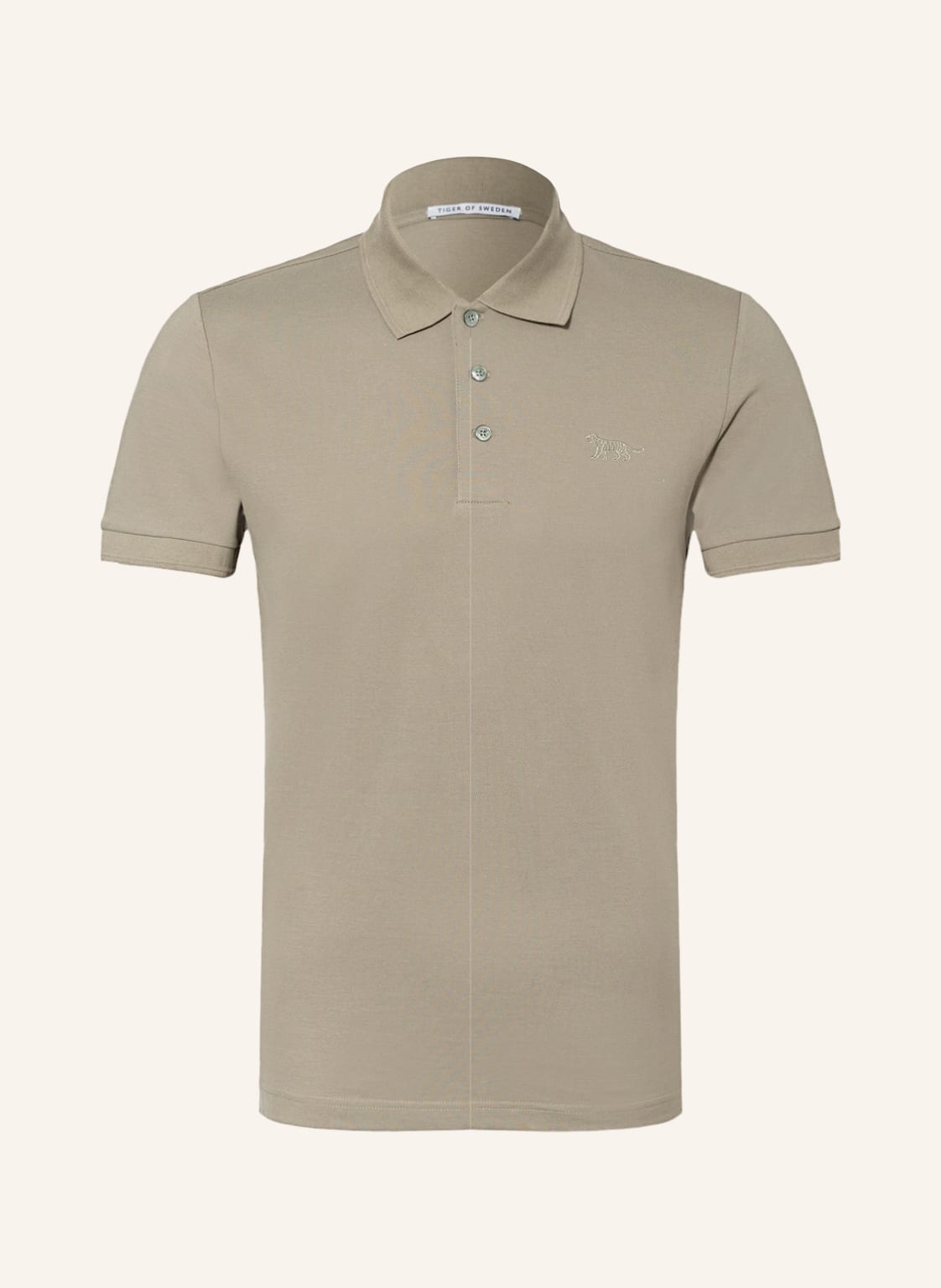 Image of Tiger Of Sweden Piqué-Poloshirt Darios gruen