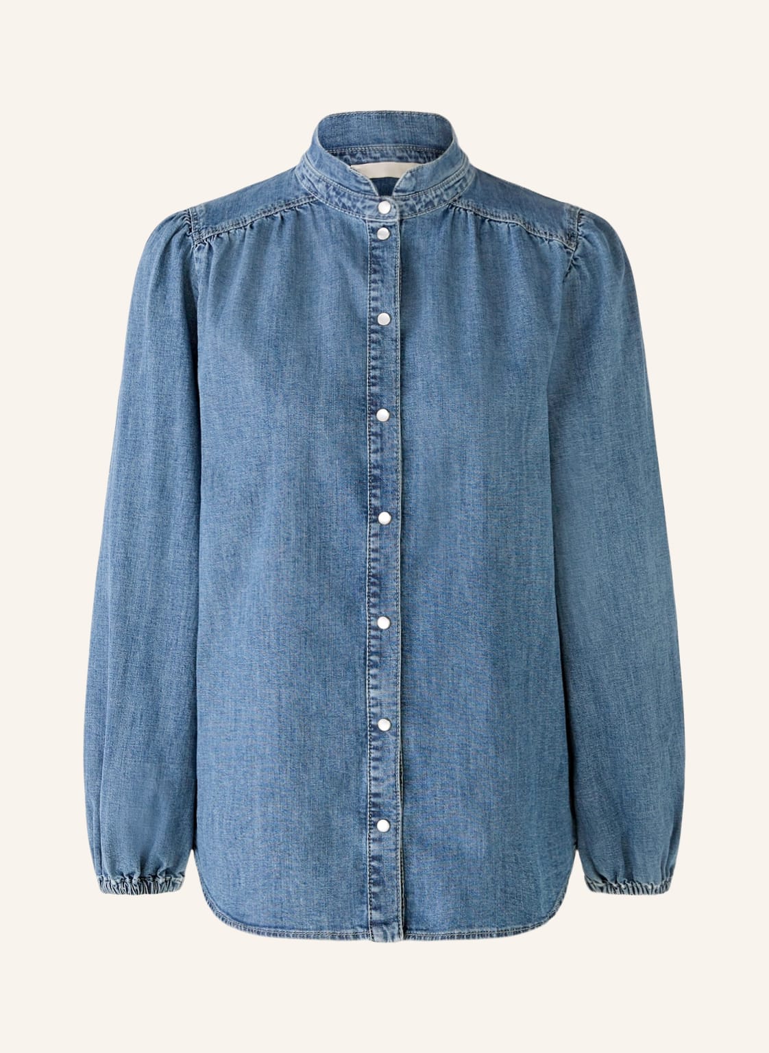 Image of Oui Jeansbluse blau