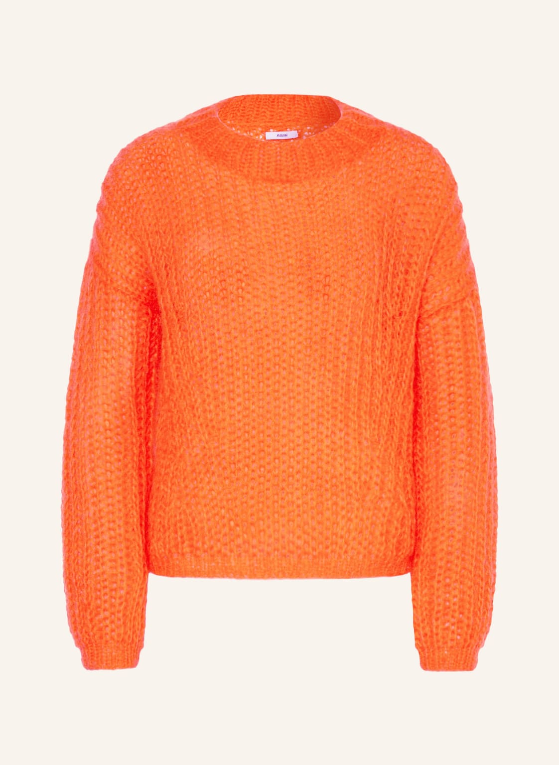 Image of Maiami Pullover Mit Mohair orange