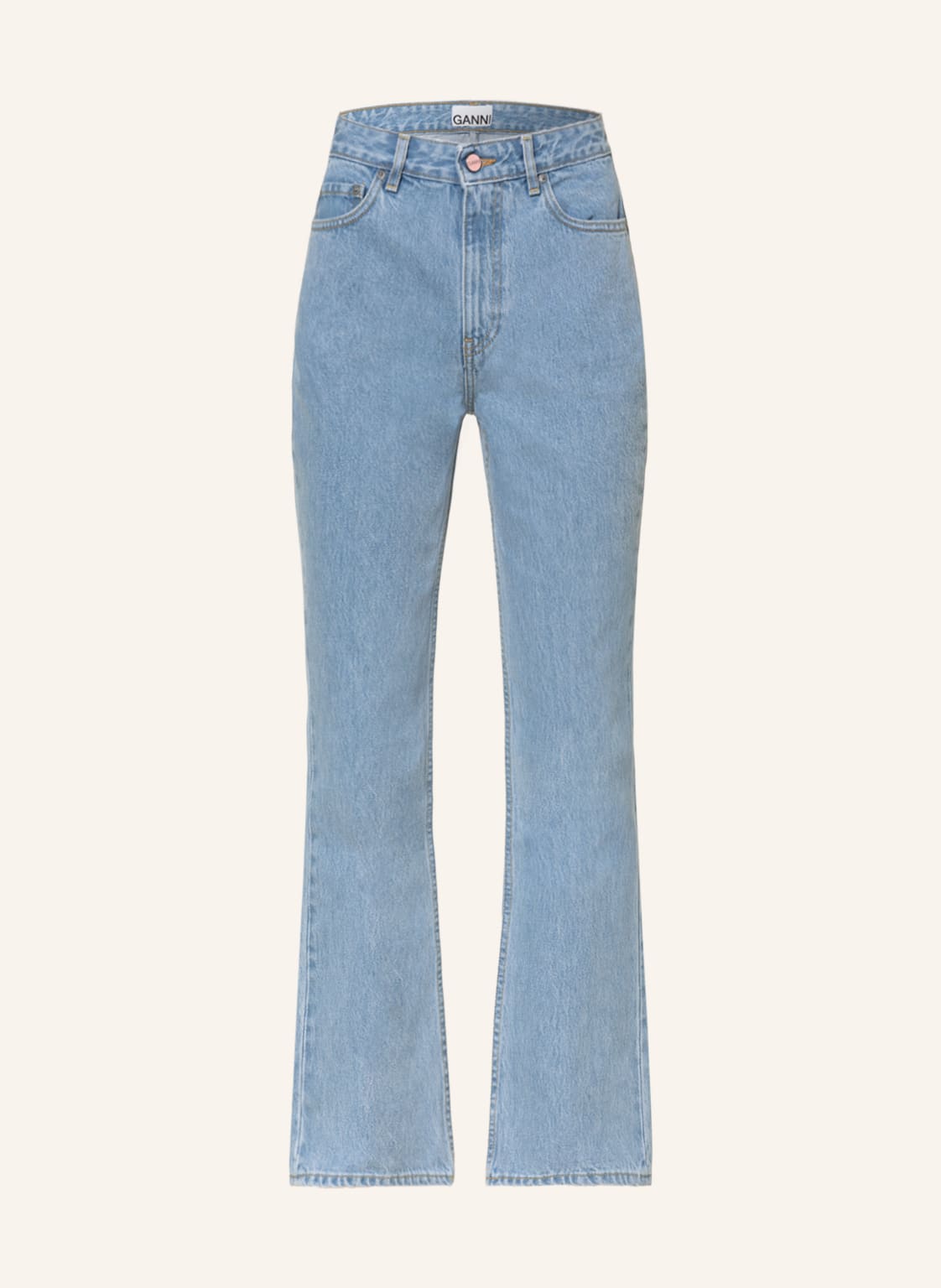 Image of Ganni Flared Jeans blau