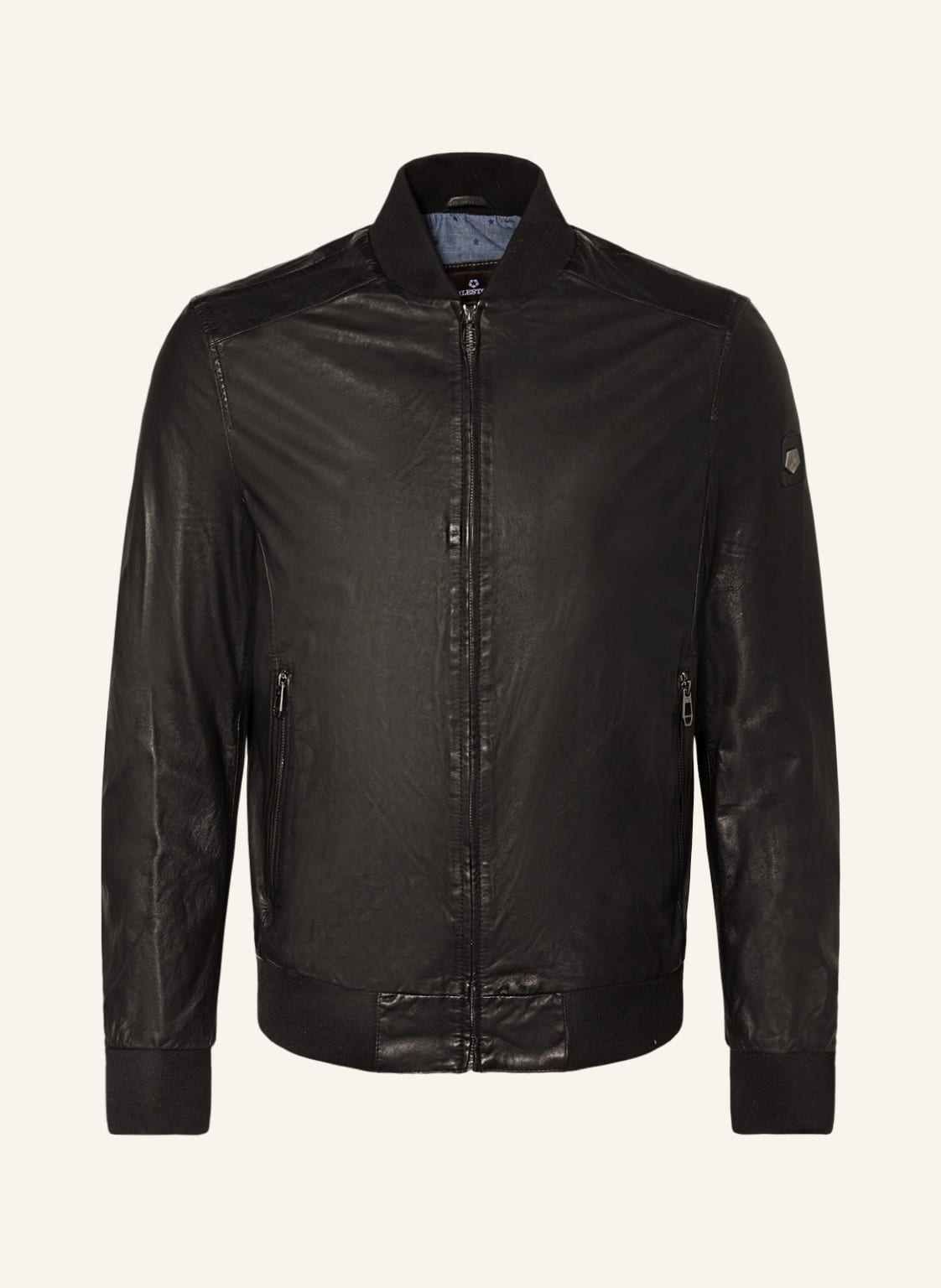 Image of Milestone Lederjacke Ms-Bernado schwarz