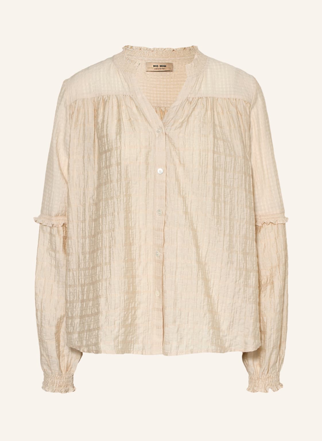 Image of Mos Mosh Bluse Benedetta beige