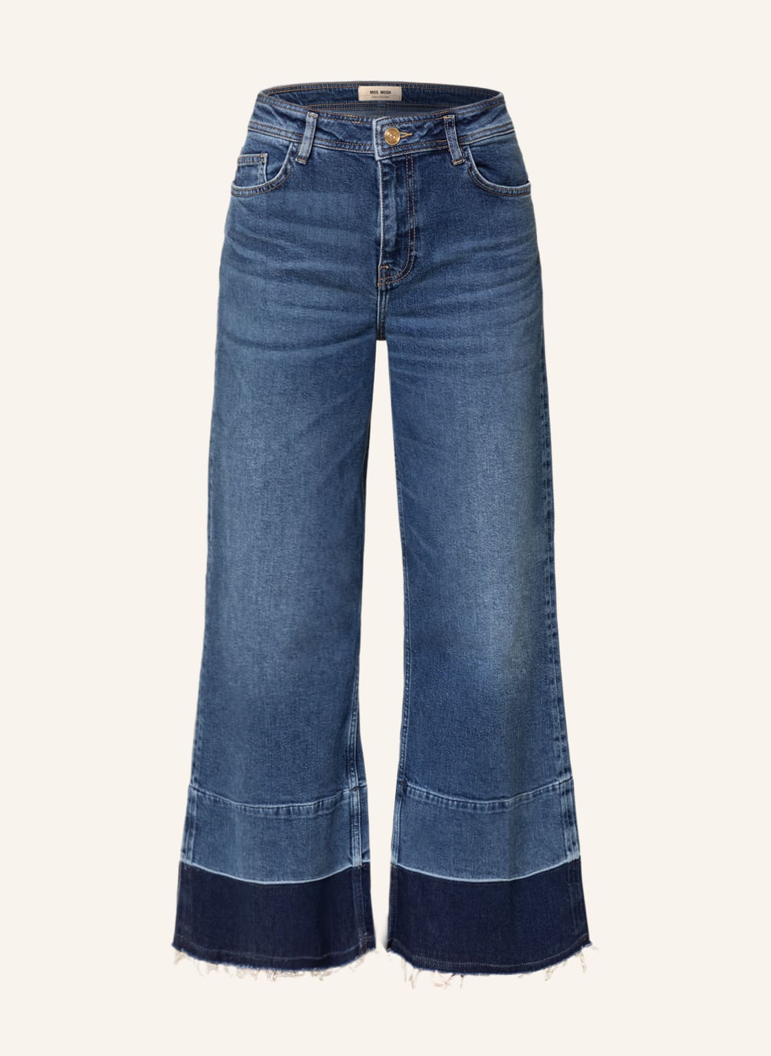 Image of Mos Mosh Flared Jeans Dara blau