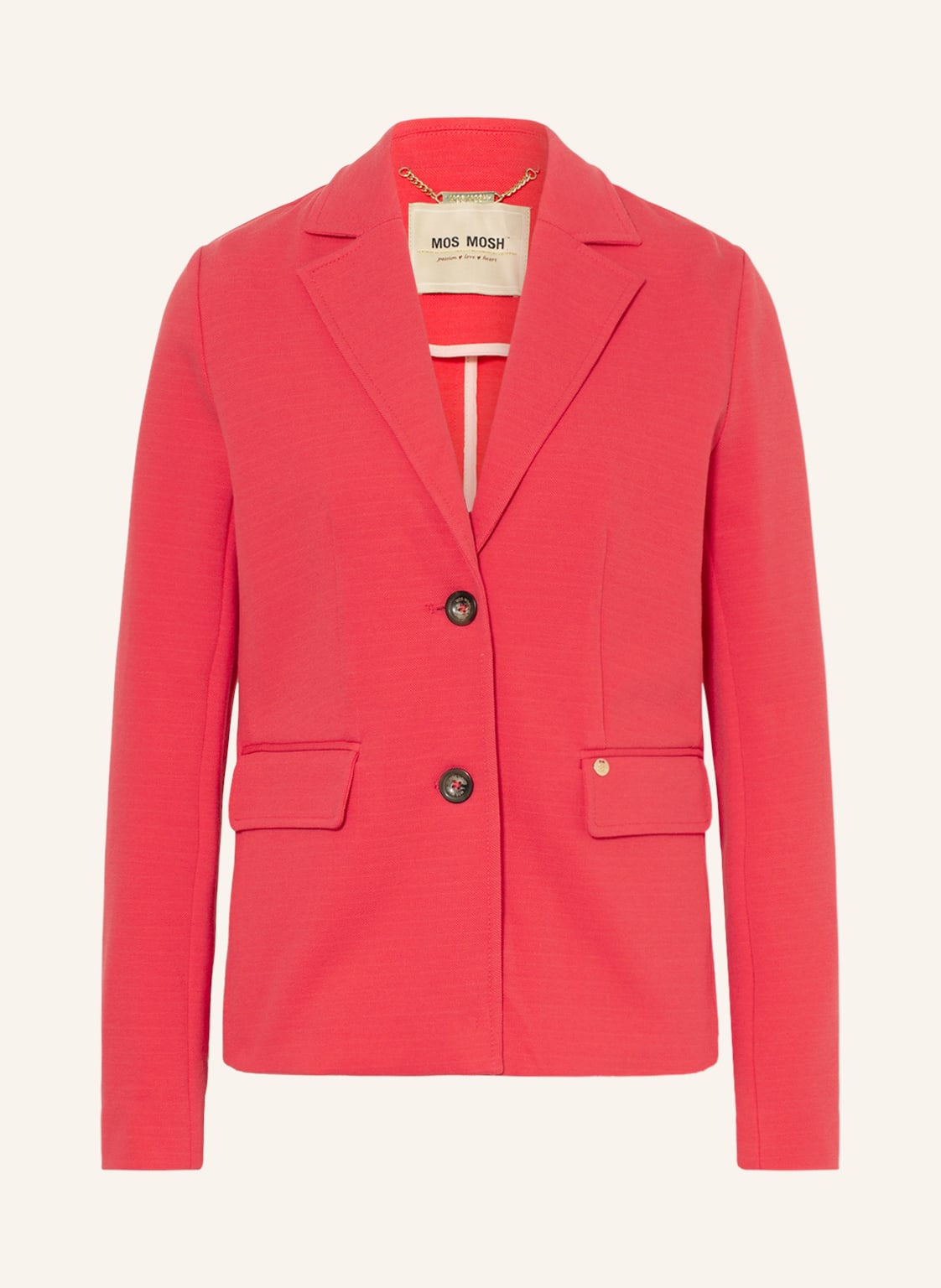 Image of Mos Mosh Piqué-Blazer Topaz rot