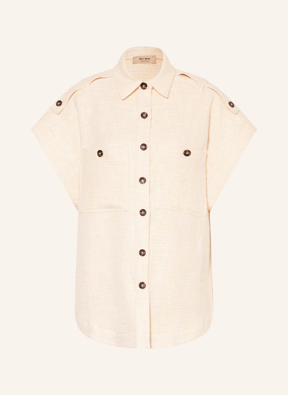 Image of Mos Mosh Strickweste Isola braun