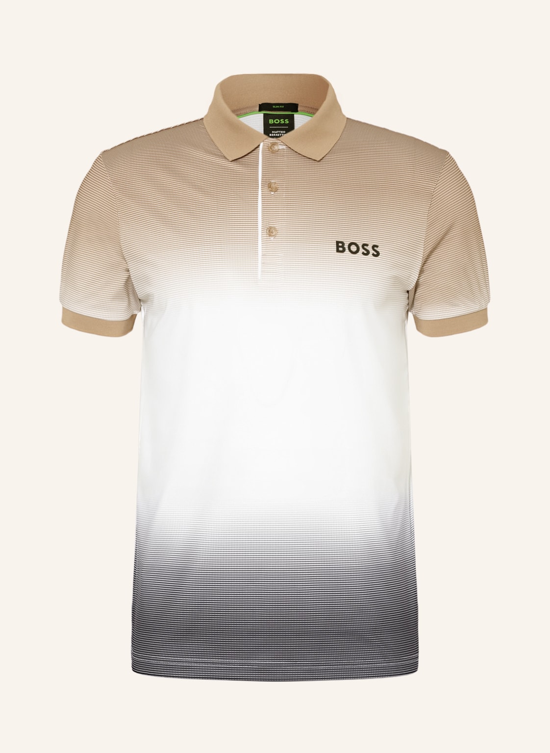 Image of Boss Funktions-Poloshirt Patteo Slim Fit weiss
