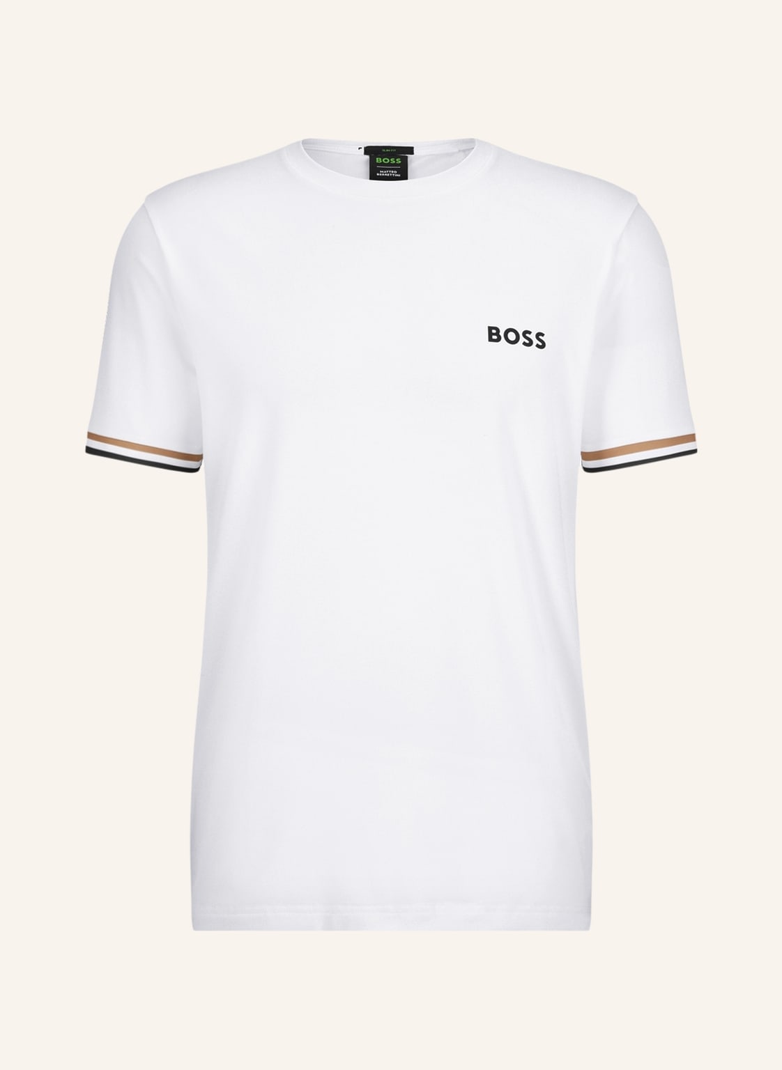 Image of Boss Trainingsshirt Tee weiss